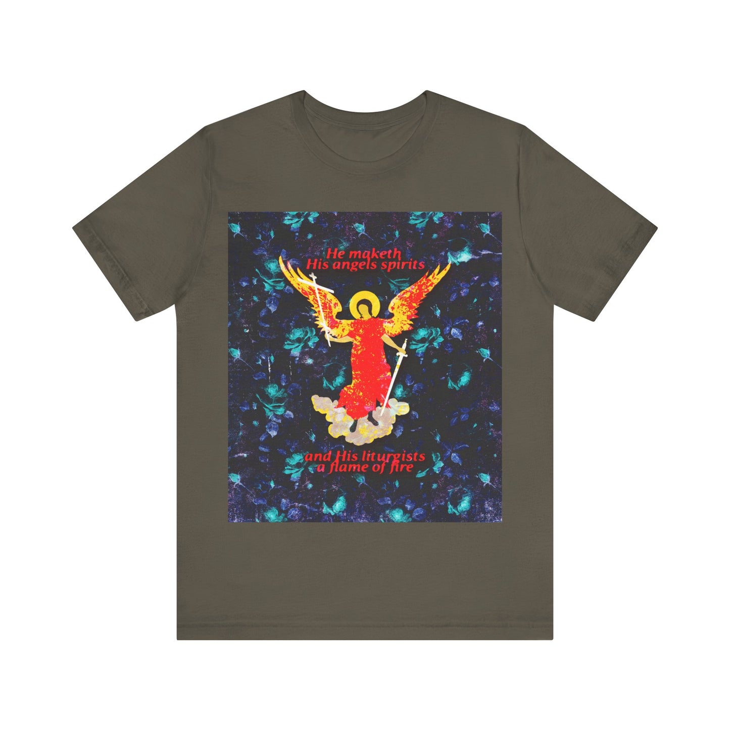 He Maketh His Angels Spirits (Psalm 103 LXX) No. 1 | Orthodox Christian T-Shirt