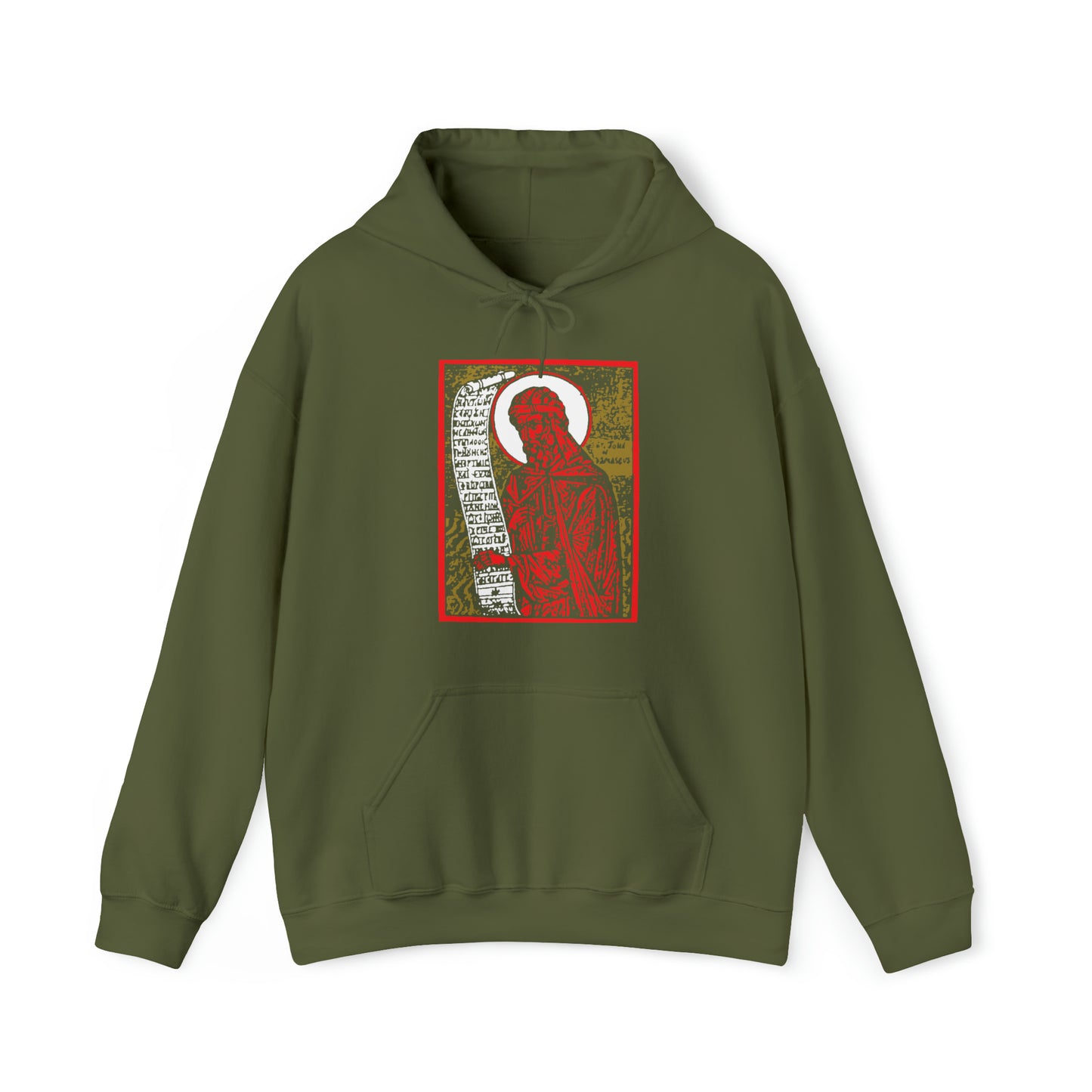 St. John of Damascus No. 1 | Orthodox Christian Hoodie / Hooded Sweatshirt