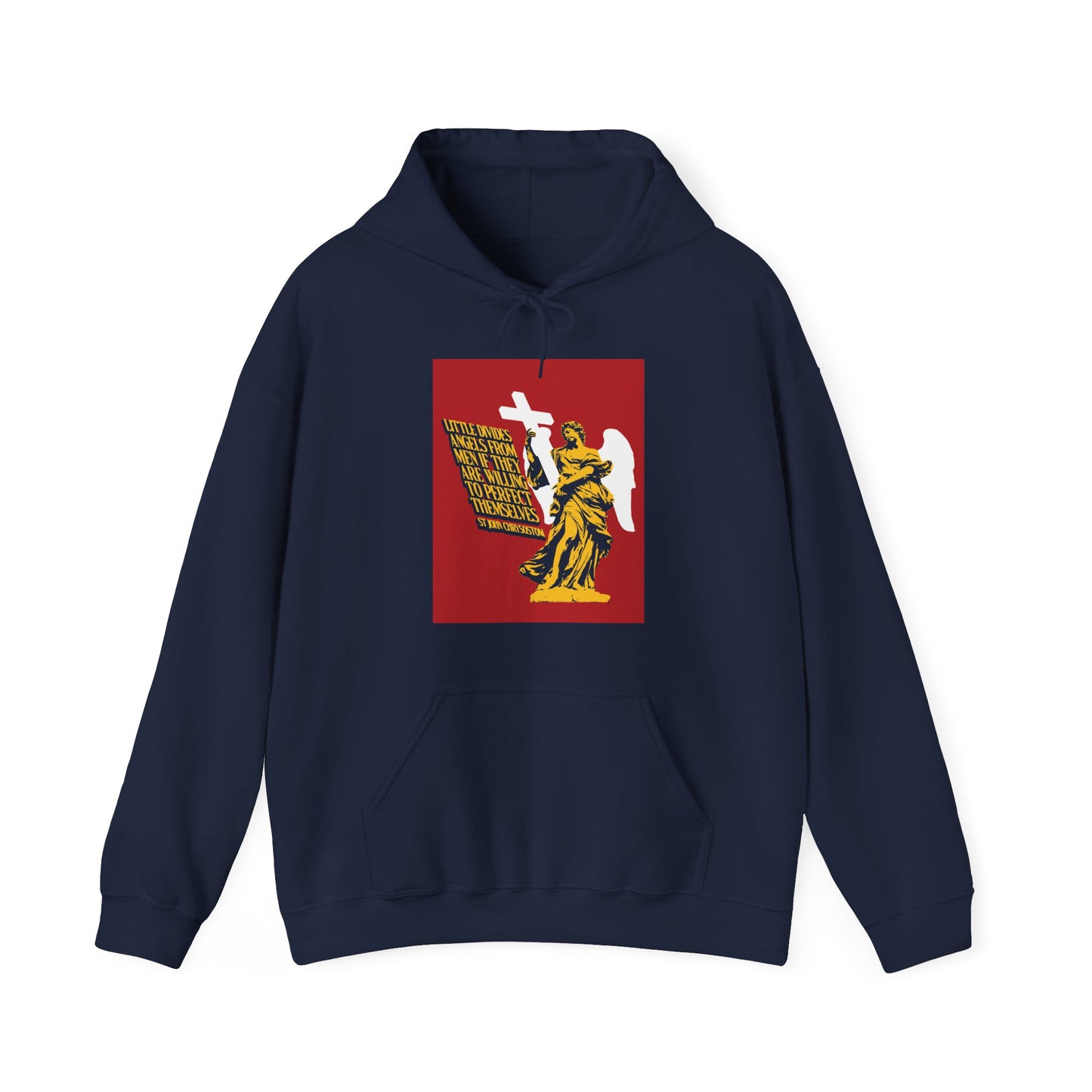 Little Divides Angels from Men (St. John Chrysostom) No. 2 | Orthodox Christian Hoodie
