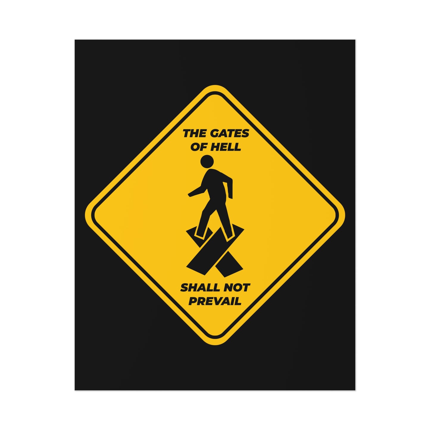 The Gates of Hell Shall Not Prevail No. 1 | Orthodox Christian Art Poster