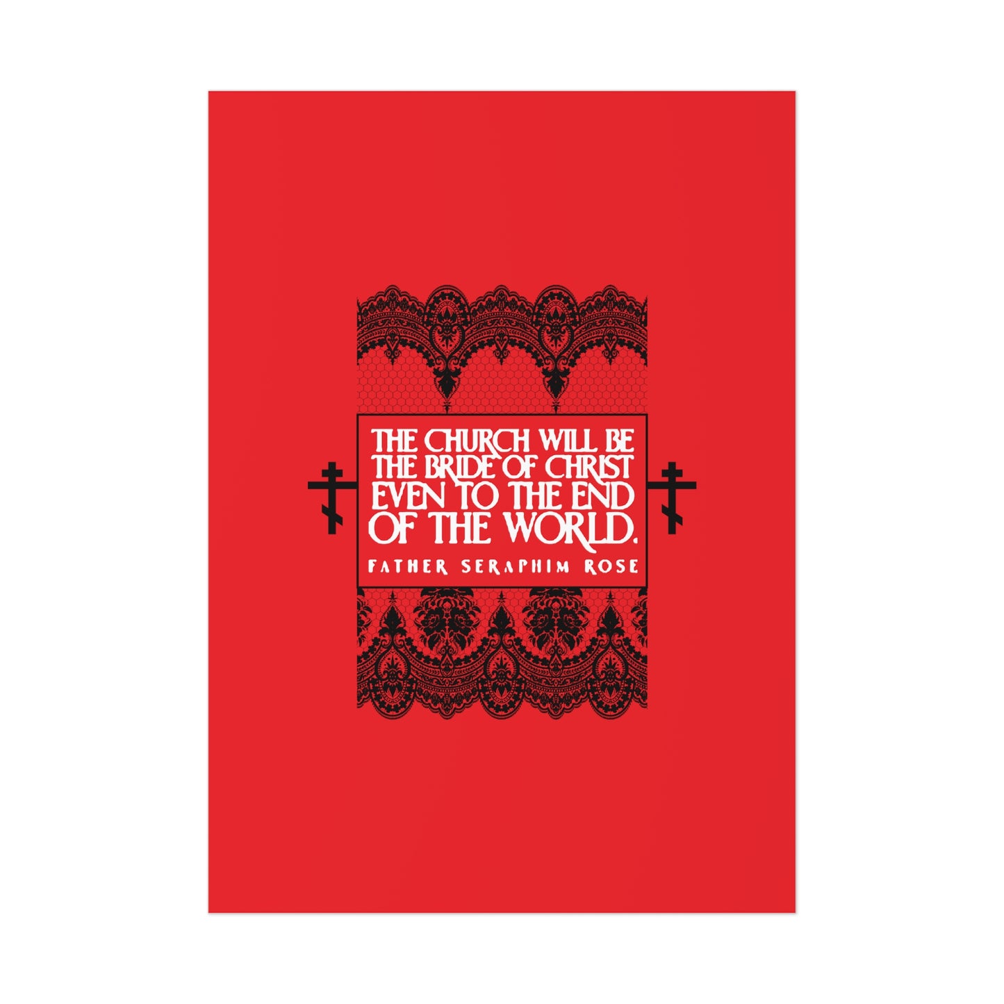 The Church Will Be the Bride of Christ No. 2 | Orthodox Christian Art Poster
