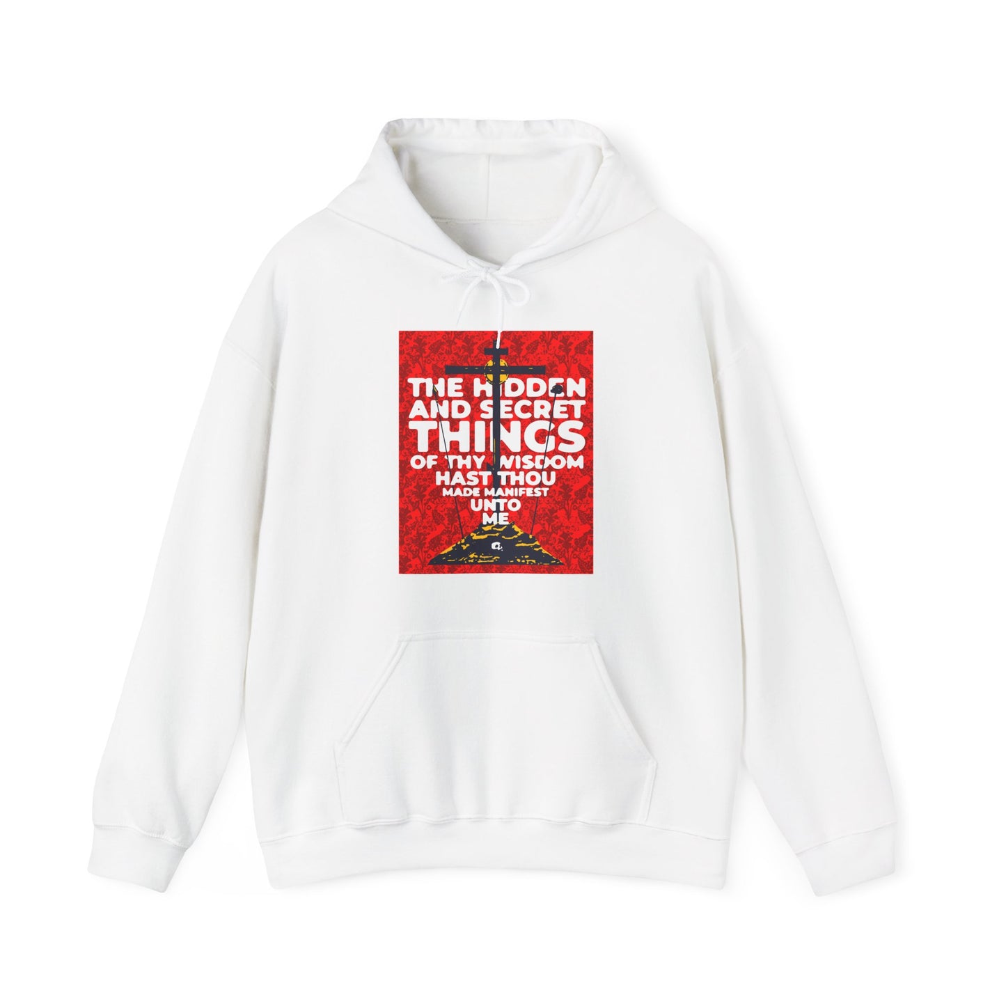 The Hidden and Secret Things of Thy Wisdom (Psalm 50/51) | Golgotha Cross | Skull of Adam | Orthodox Christian Hoodie