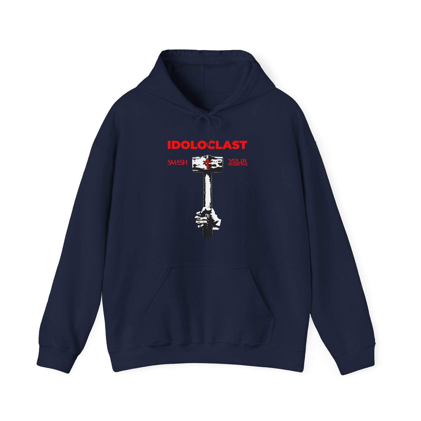 Idoloclast Idol-Smasher | Jesus Fist w/ Sledgehammer | Smash Your Passions | Orthodox Christian Hoodie / Hooded Sweatshirt