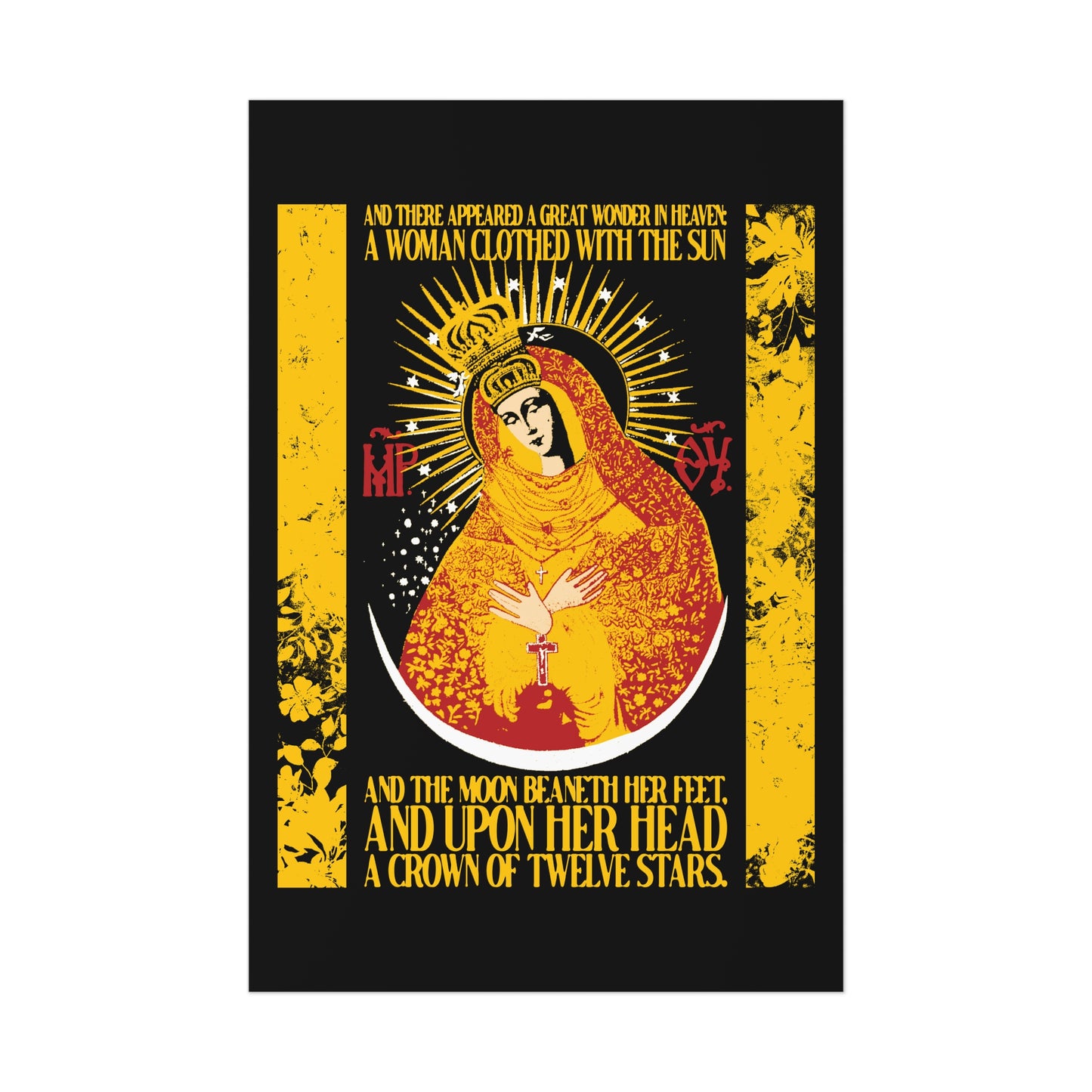 Our Lady the Gate of Dawn (Woman of the Apocalypse - Revelation 12:1) No. 2 | Orthodox Christian Art Poster