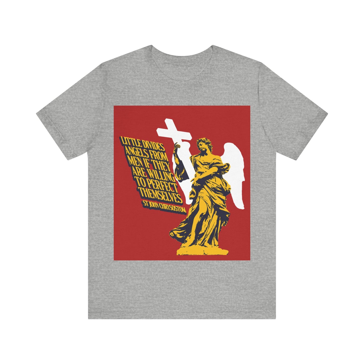 Little Divides Angels from Men (St. John Chrysostom) No. 2 | Orthodox Christian T-Shirt