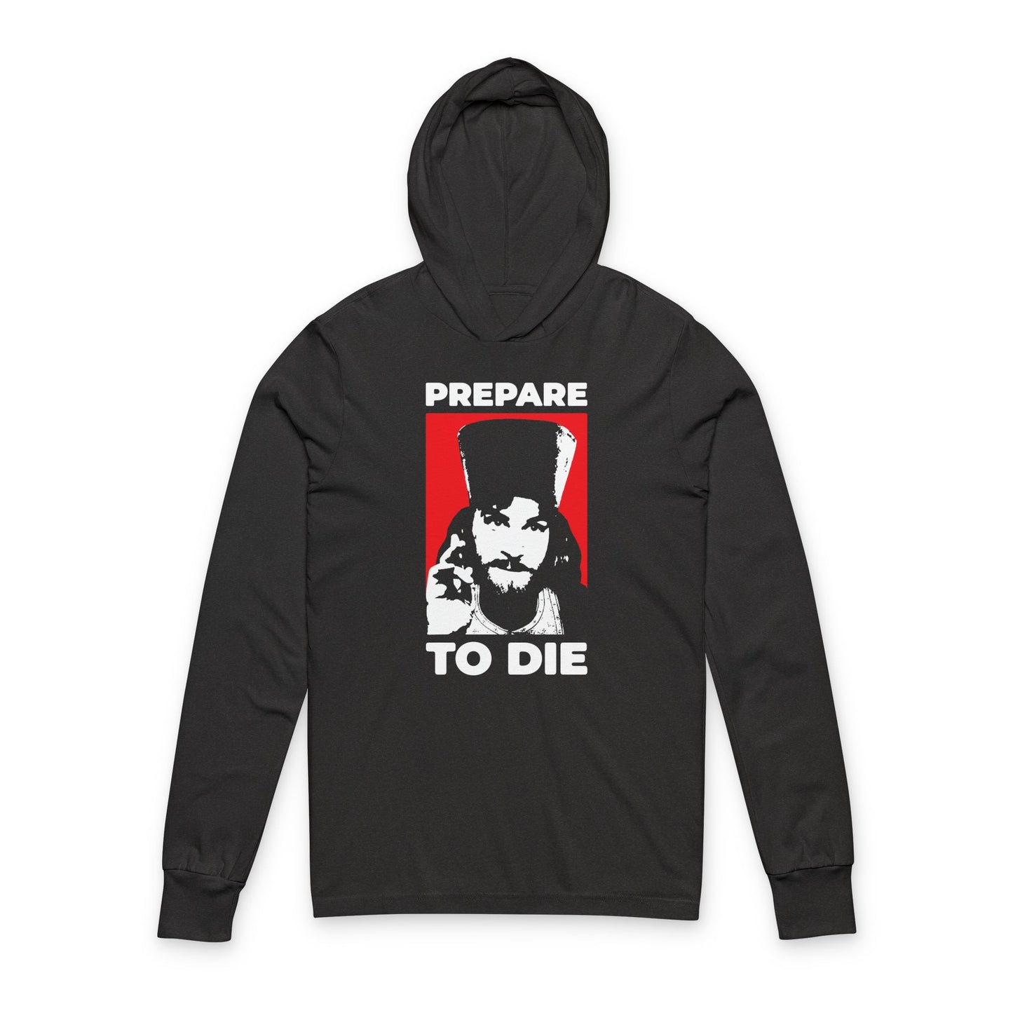 Prepare to Die | Remember You Will Die | Inigo Montoya as Orthodox Priest Giving a Blessing | Princess Bride | Orthodox Long Sleeve Hooded Shirt