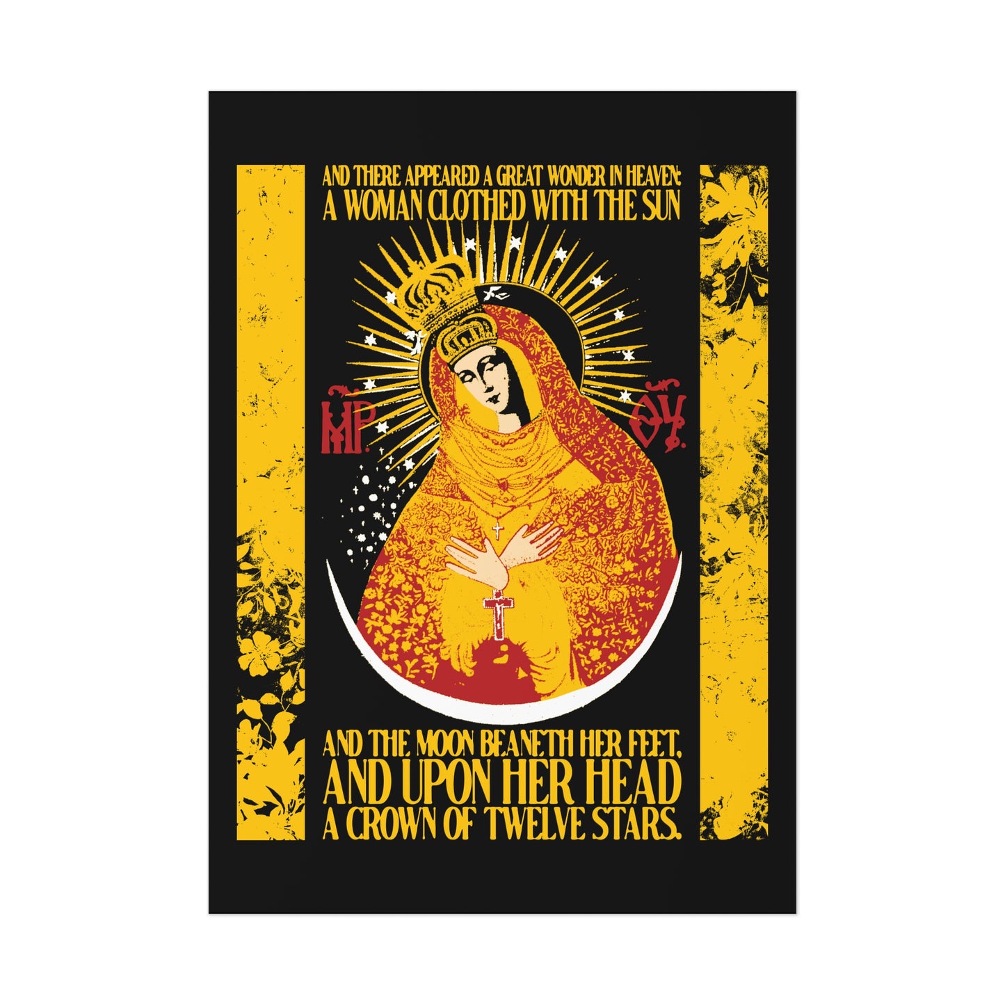 Our Lady the Gate of Dawn (Woman of the Apocalypse - Revelation 12:1) No. 2 | Orthodox Christian Art Poster