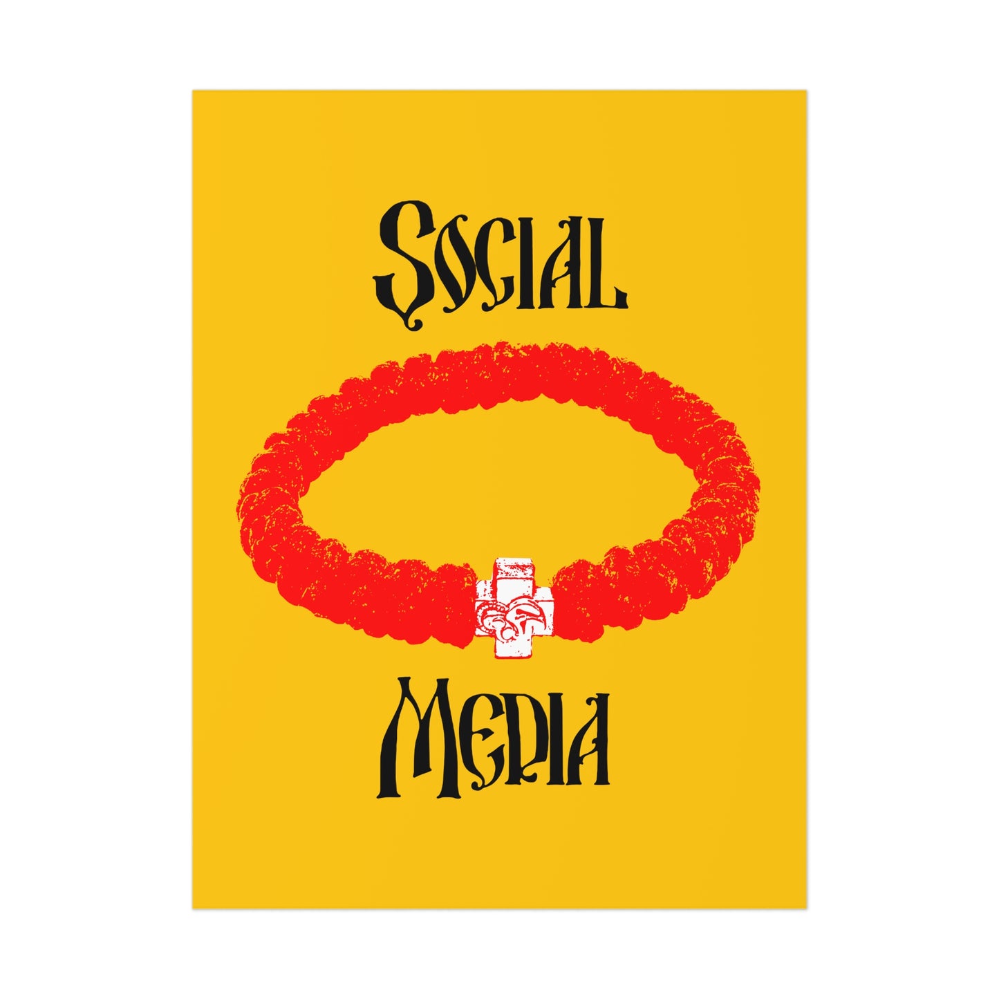 Social Media No. 2 (Prayer Rope) | Orthodox Christian Art Poster