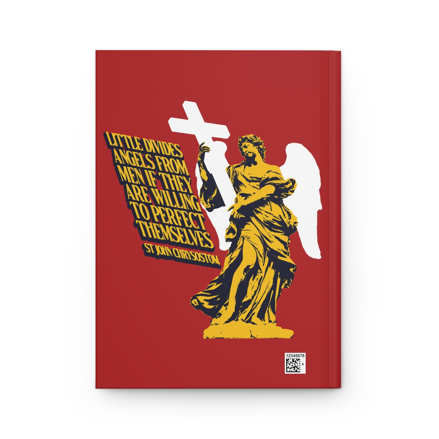 Little Divides Angels from Men (St. John Chrysostom) No. 2 | Orthodox Christian Accessory | Hardcover Journal