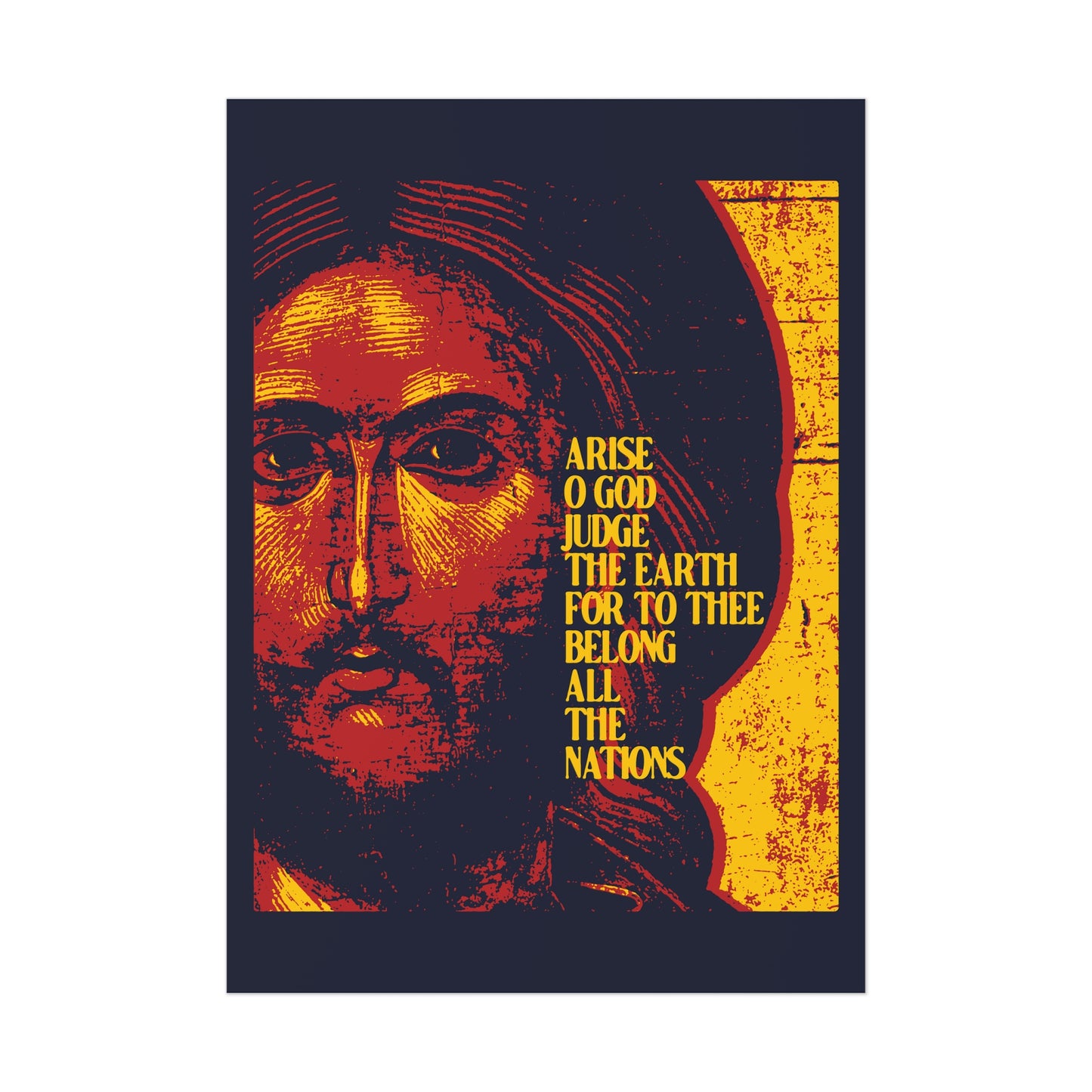 Arise, O God, Judge the Earth (Psalm 81) No. 2 | Orthodox Christian Art Poster