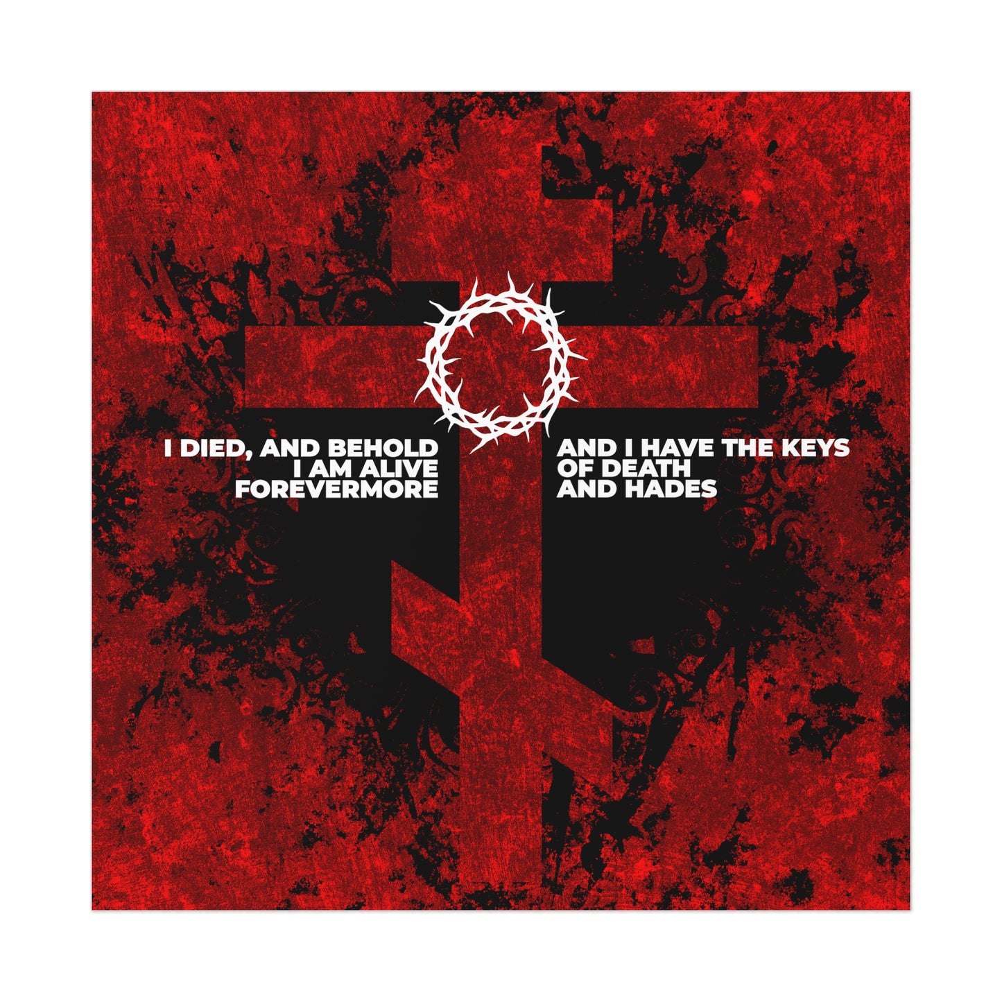 I Am Alive Forevermore No. 2 | Orthodox Christian Art Poster