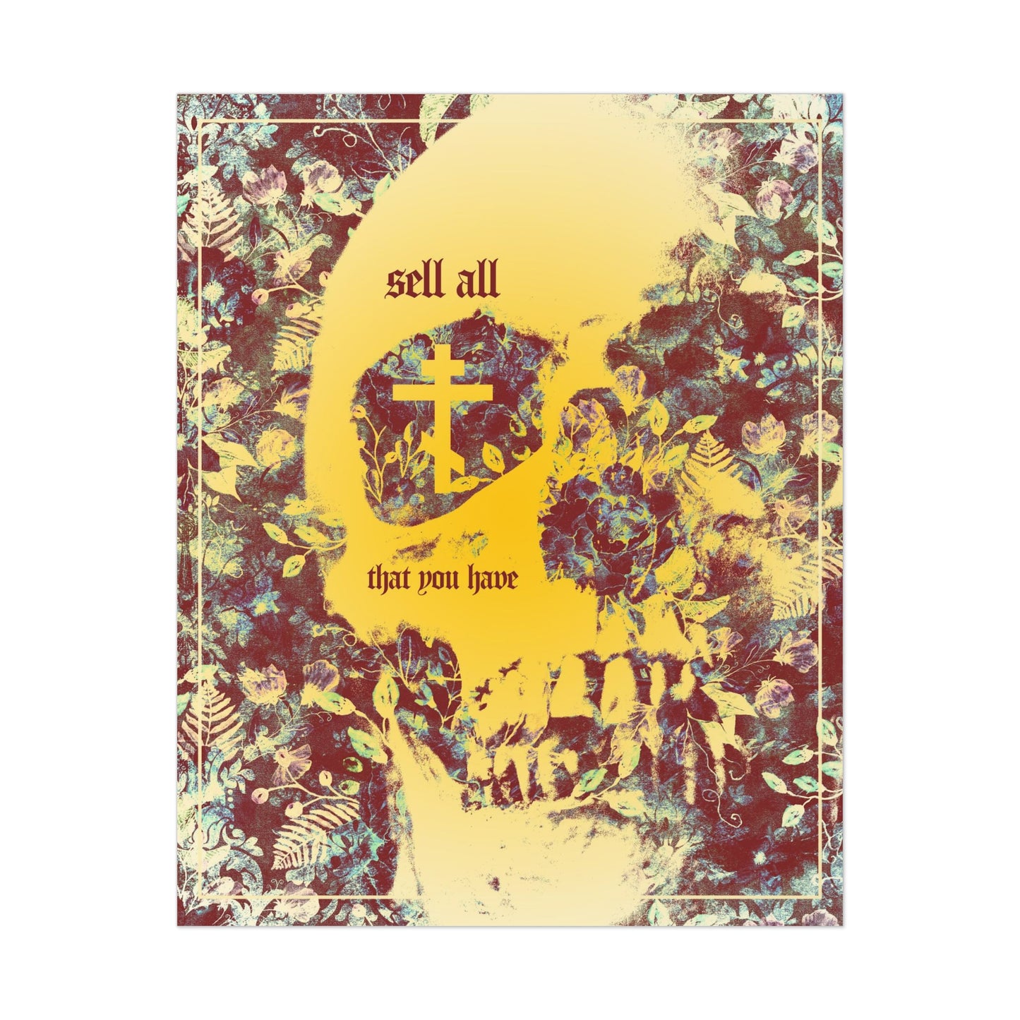 Sell All That You Have No. 2 | Orthodox Christian Art Poster