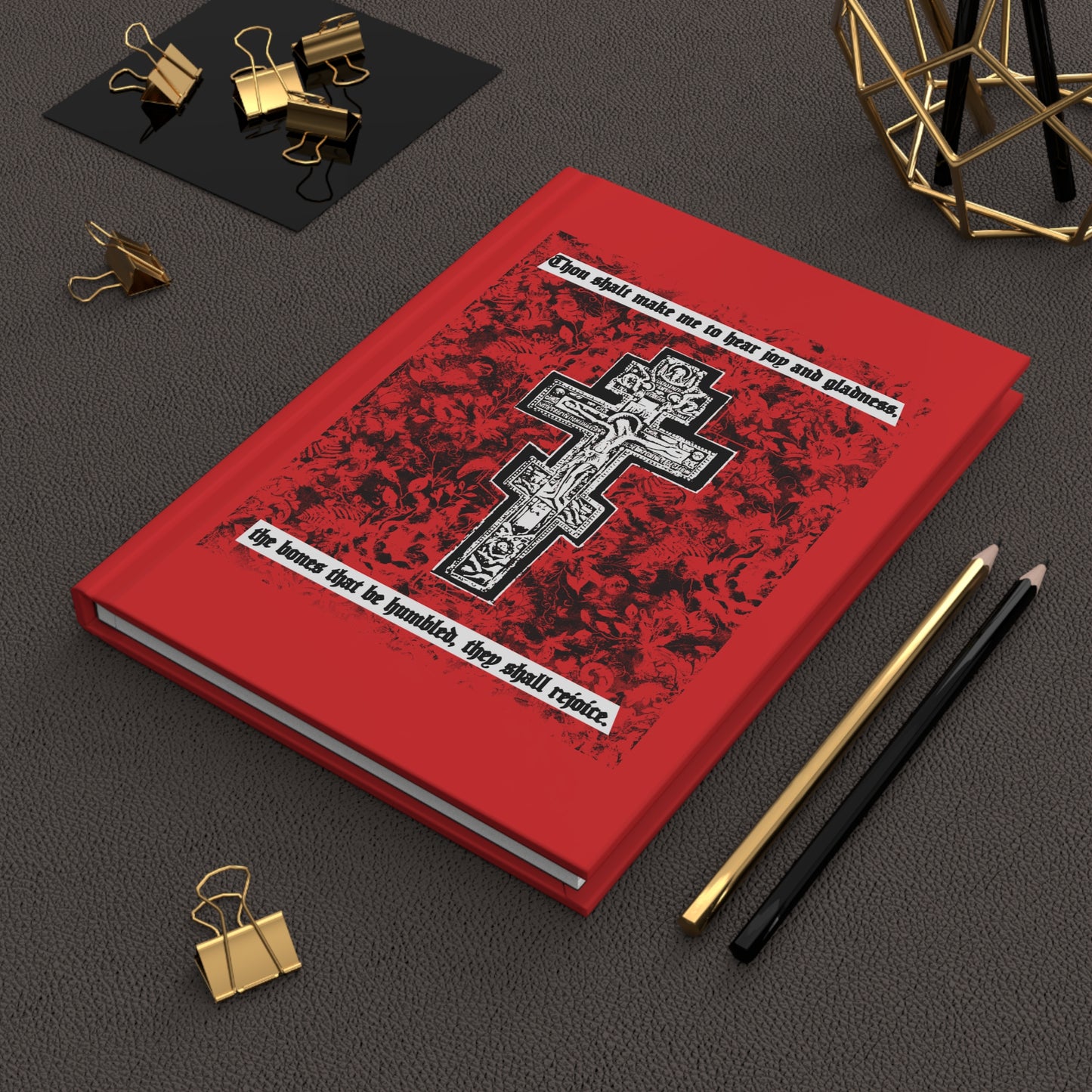 The Bones That Be Humbled (Psalm 50/51) No. 1 | Orthodox Christian Accessory | Hardcover Journal