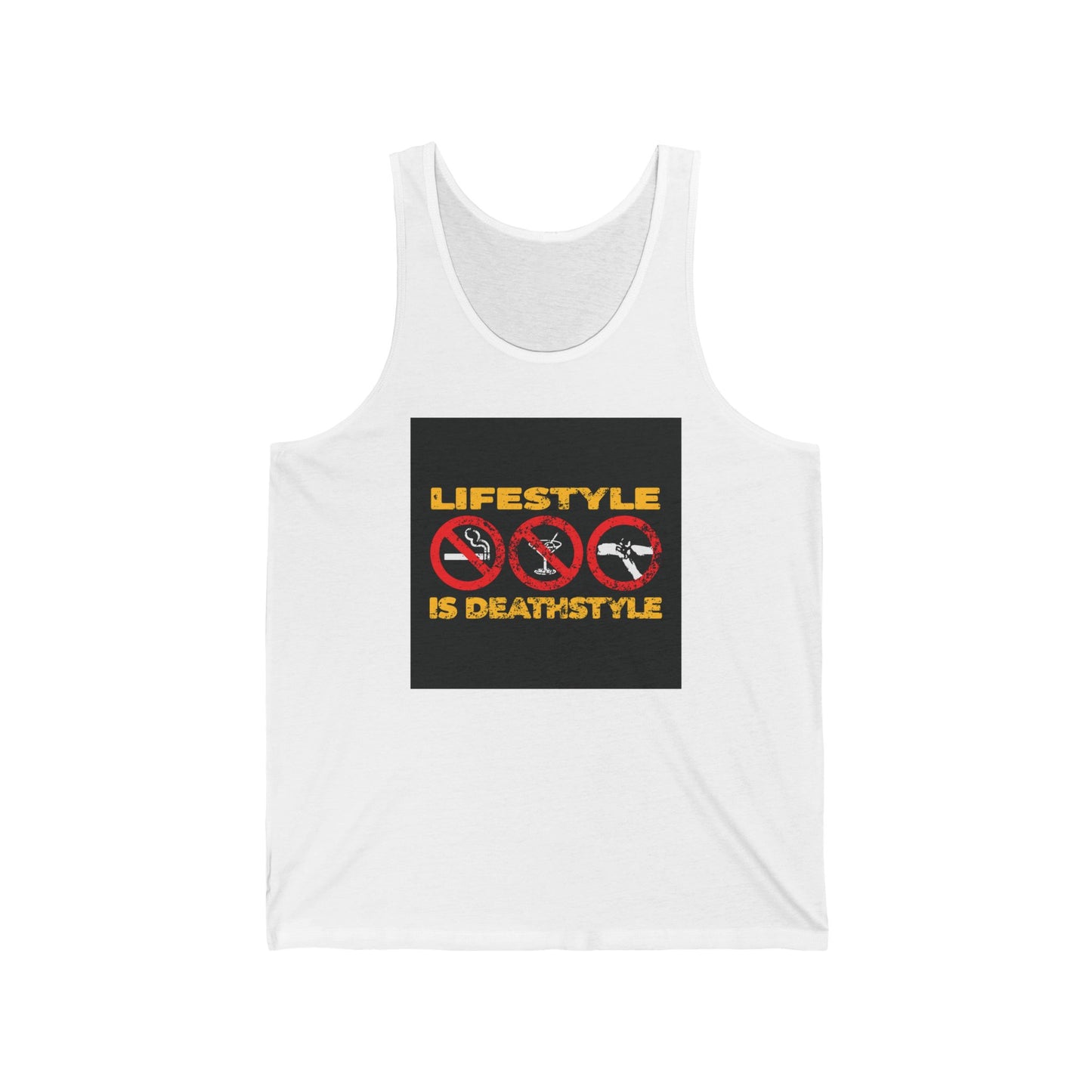 Lifestyle is Deathstyle No. 2 | Orthodox Christian Jersey Tank Top / Sleeveless Shirt