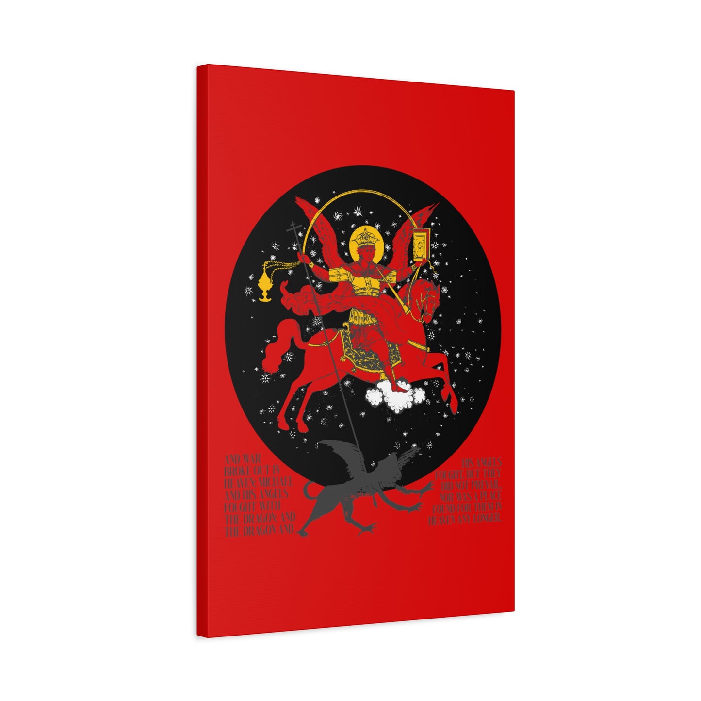 Archangel Michael of the Apocalypse No. 1 | Canvas IconoGraphik | Orthodox Christian Art