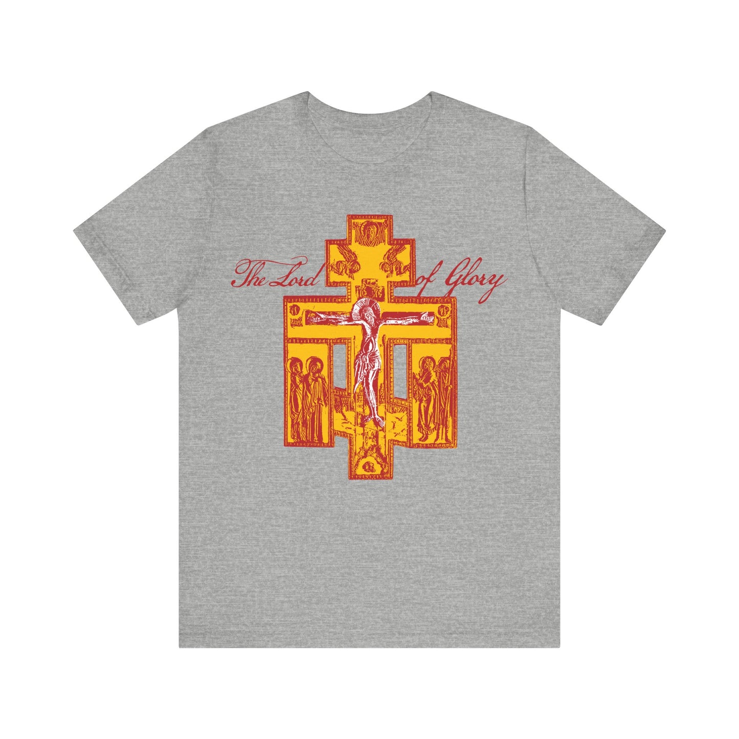 The Lord of Glory | Russian Golgotha Crucifix IconoGraphic | 1 Corinthians 2:8 | Orthodox Christian T-Shirt