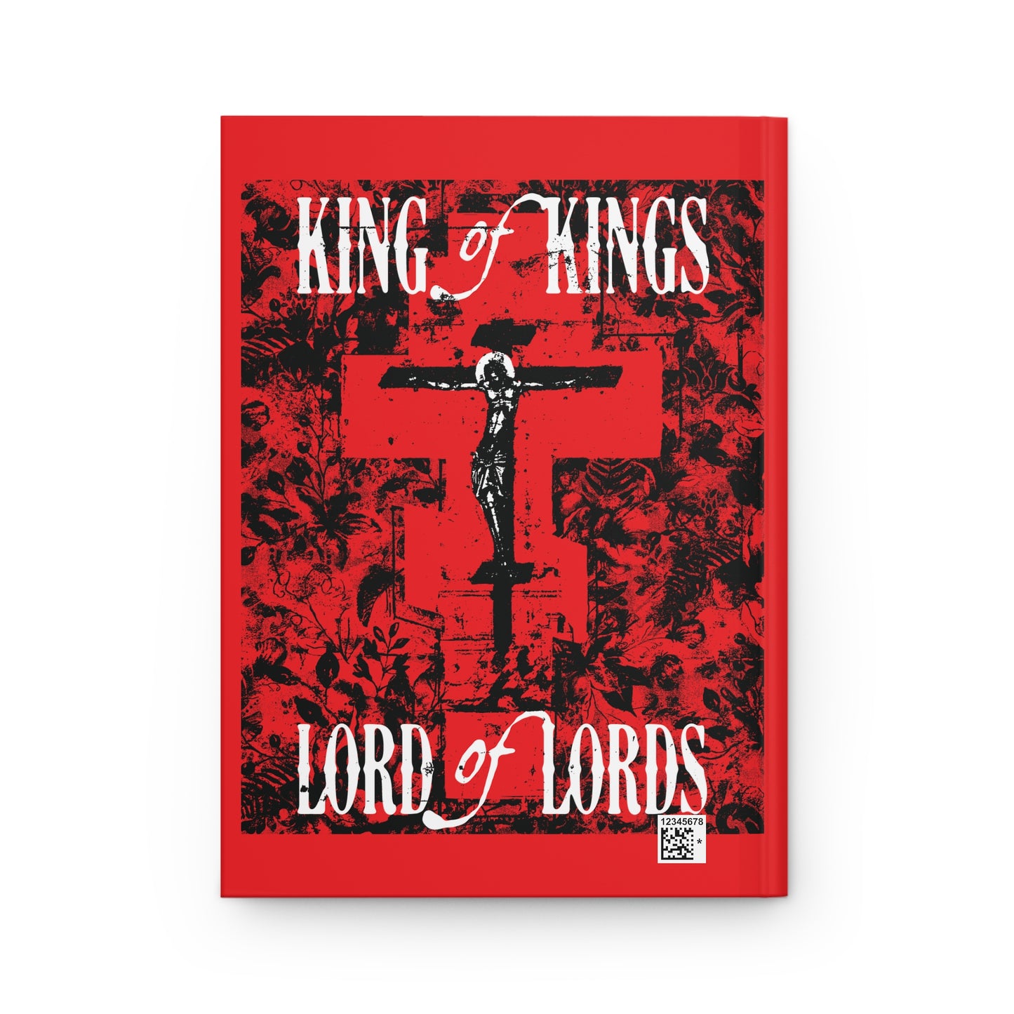 King of Kings, Lord of Lords (Jesus Christ Crucifix IconoGraphic) No. 1 | Orthodox Christian Hardcover Blank Journal