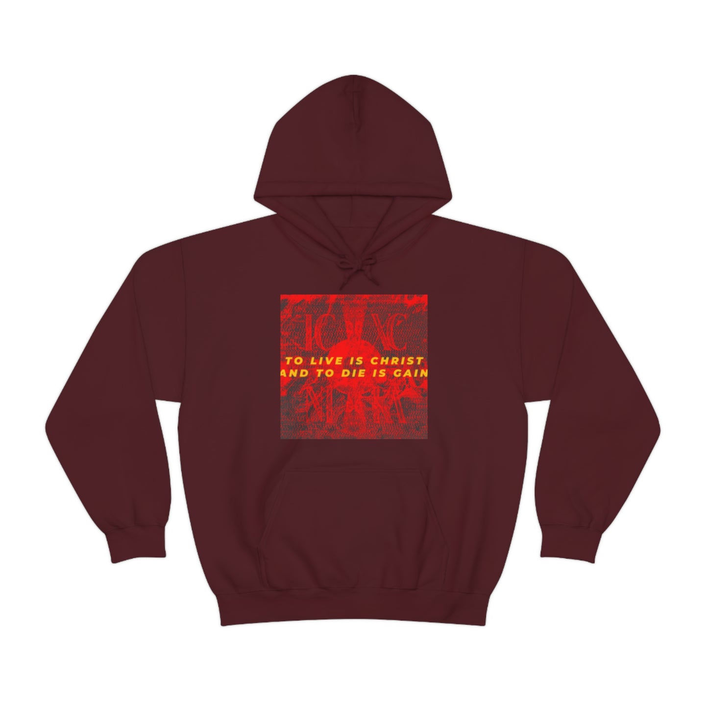 To Live is Christ, and to Die is Gain No. 1 | Orthodox Christian Hoodie / Hooded Sweatshirt