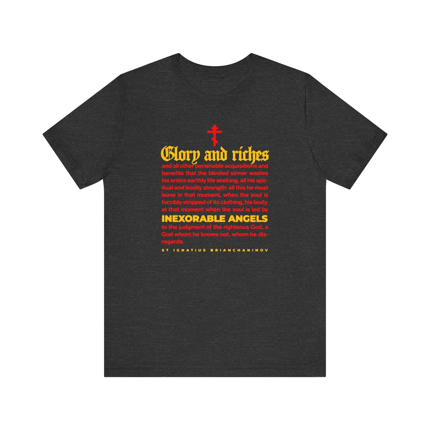 Inexorable Angels (St Ignatius Brianchaninov) No. 1 | Orthodox Christian T-Shirt