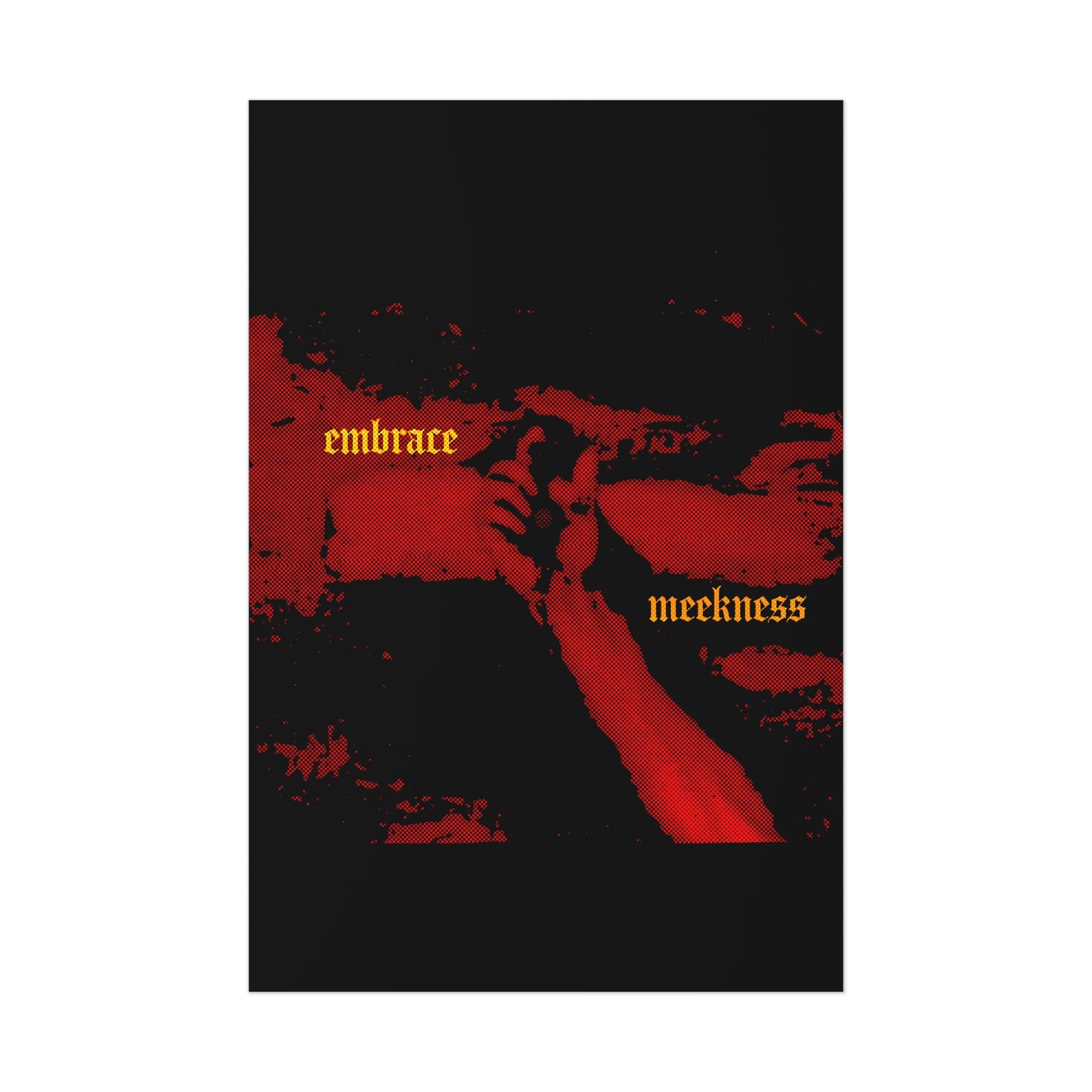 Embrace Meekness No. 1 | Orthodox Christian Art Poster