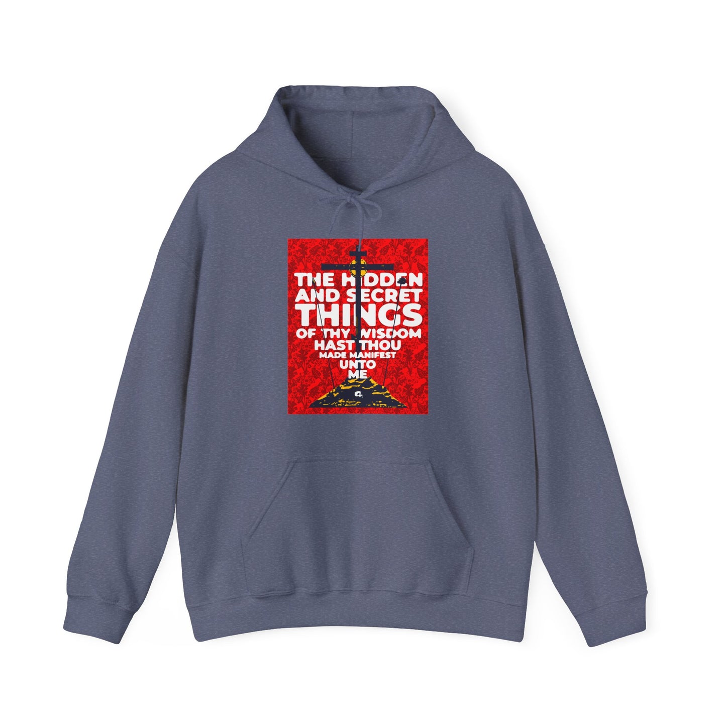 The Hidden and Secret Things of Thy Wisdom (Psalm 50/51) | Golgotha Cross | Skull of Adam | Orthodox Christian Hoodie