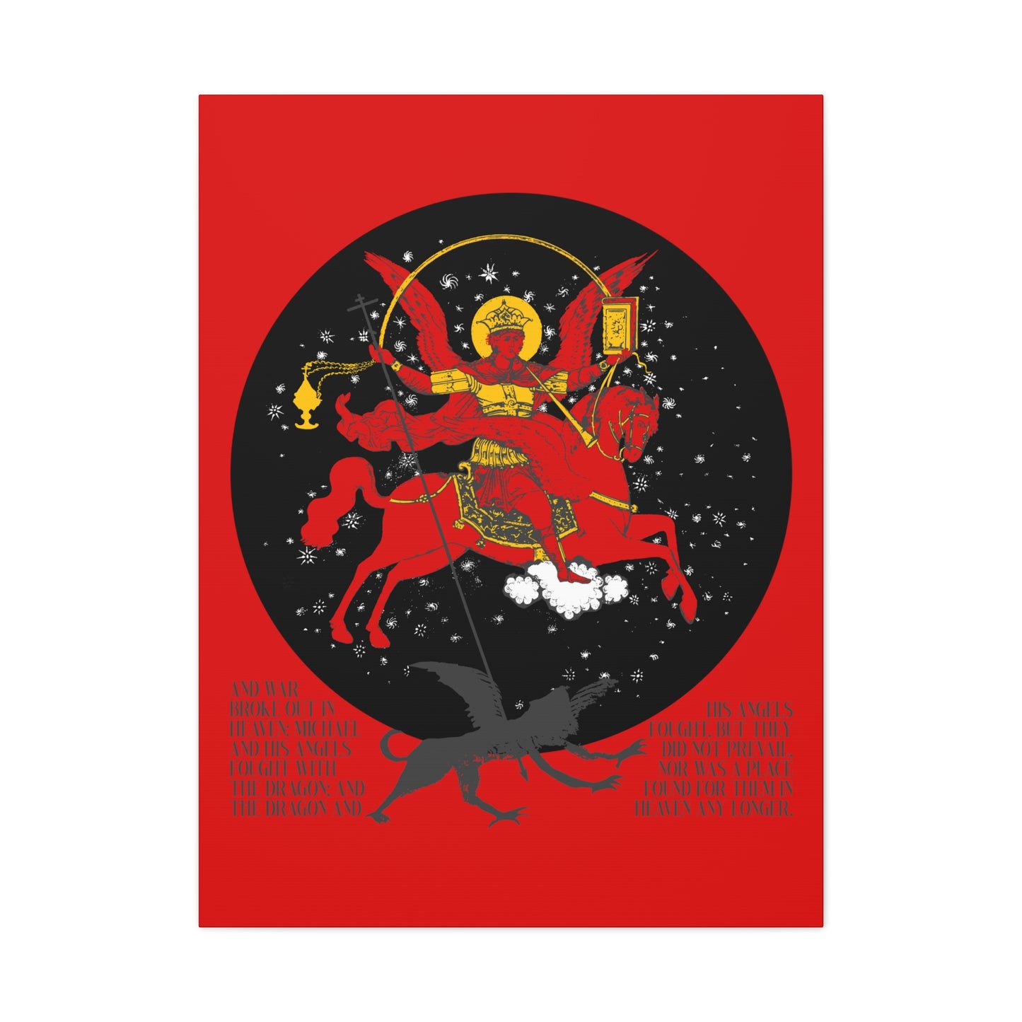 Archangel Michael of the Apocalypse No. 1 | Canvas IconoGraphik | Orthodox Christian Art