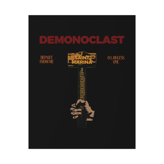 Demonoclast No. 1 (St. Marina's Hammer) | Orthodox Christian Art Poster