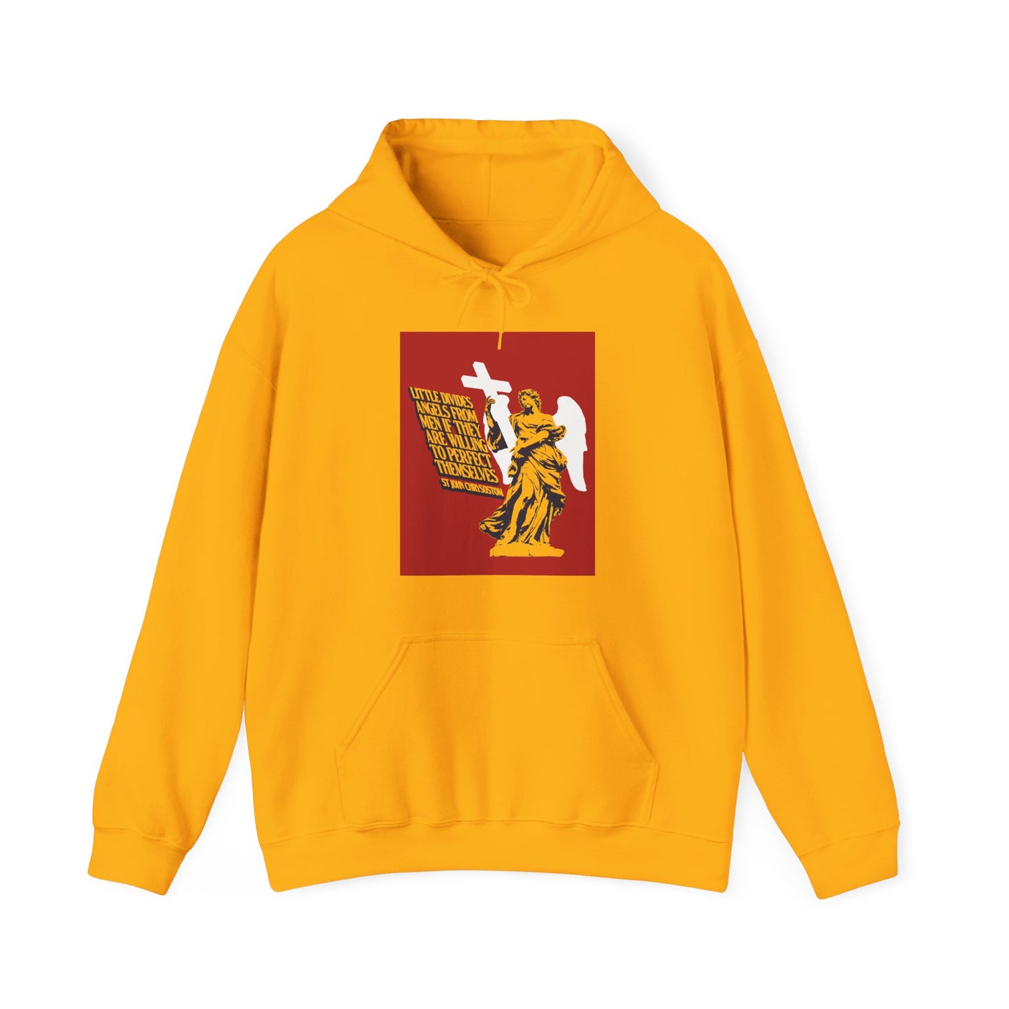 Little Divides Angels from Men (St. John Chrysostom) No. 2 | Orthodox Christian Hoodie