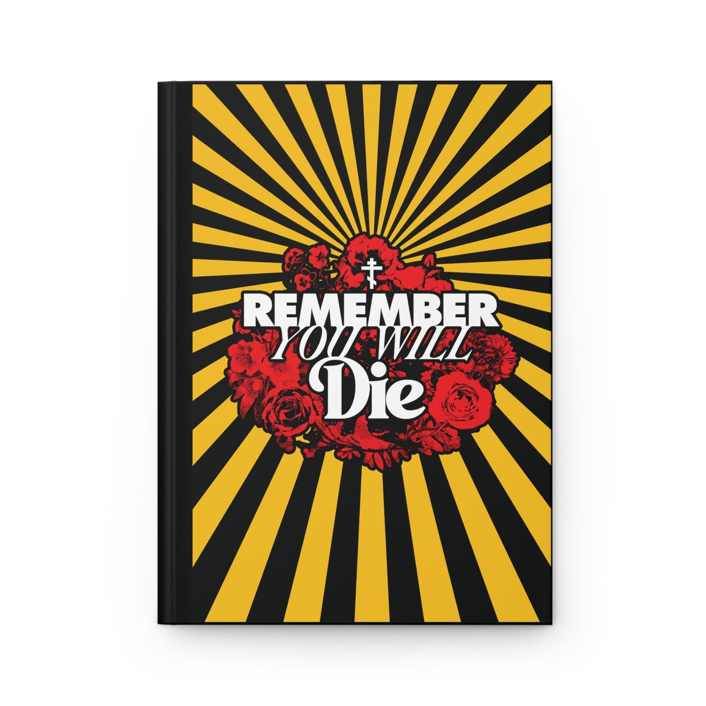 Remember You Will Die Floral Design No. 2 | Orthodox Christian Accessory | Hardcover Journal