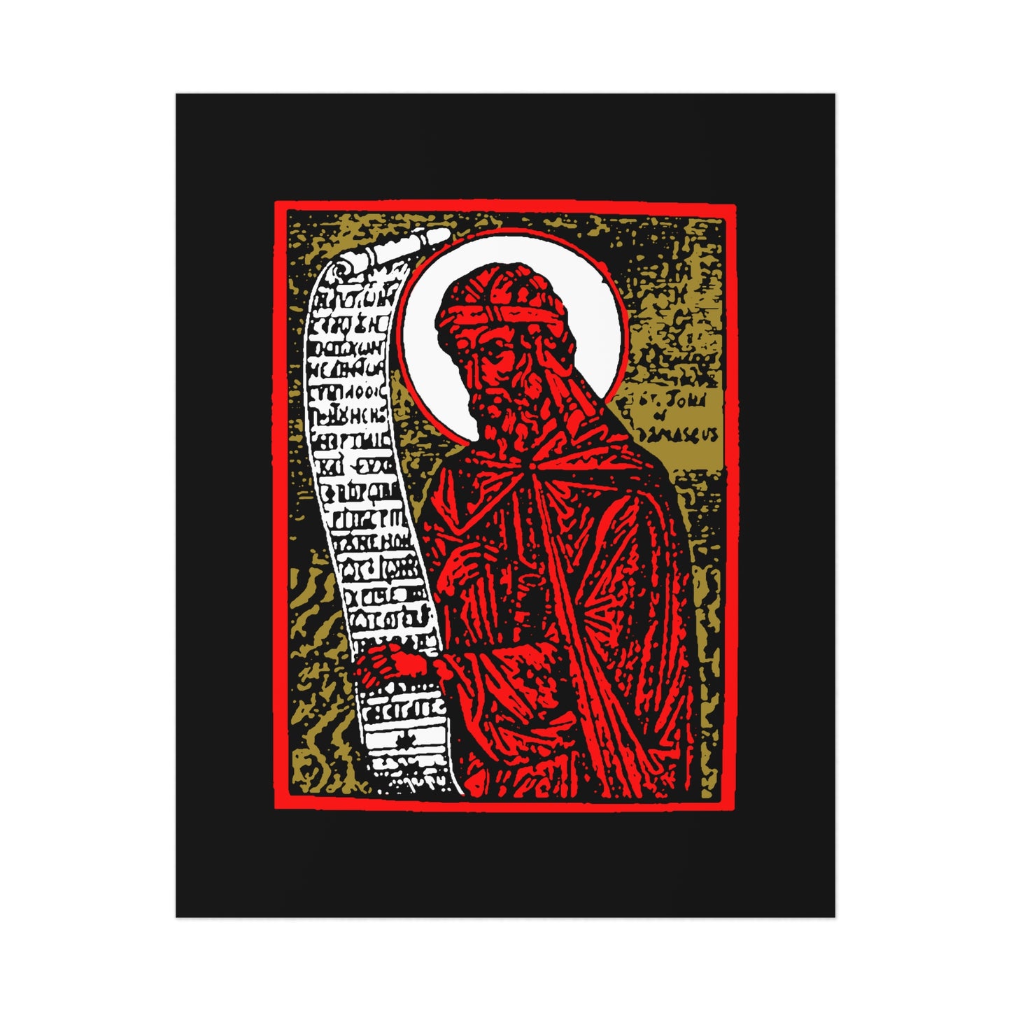 St. John of Damascus No. 1 |  Orthodox Christian Art Poster