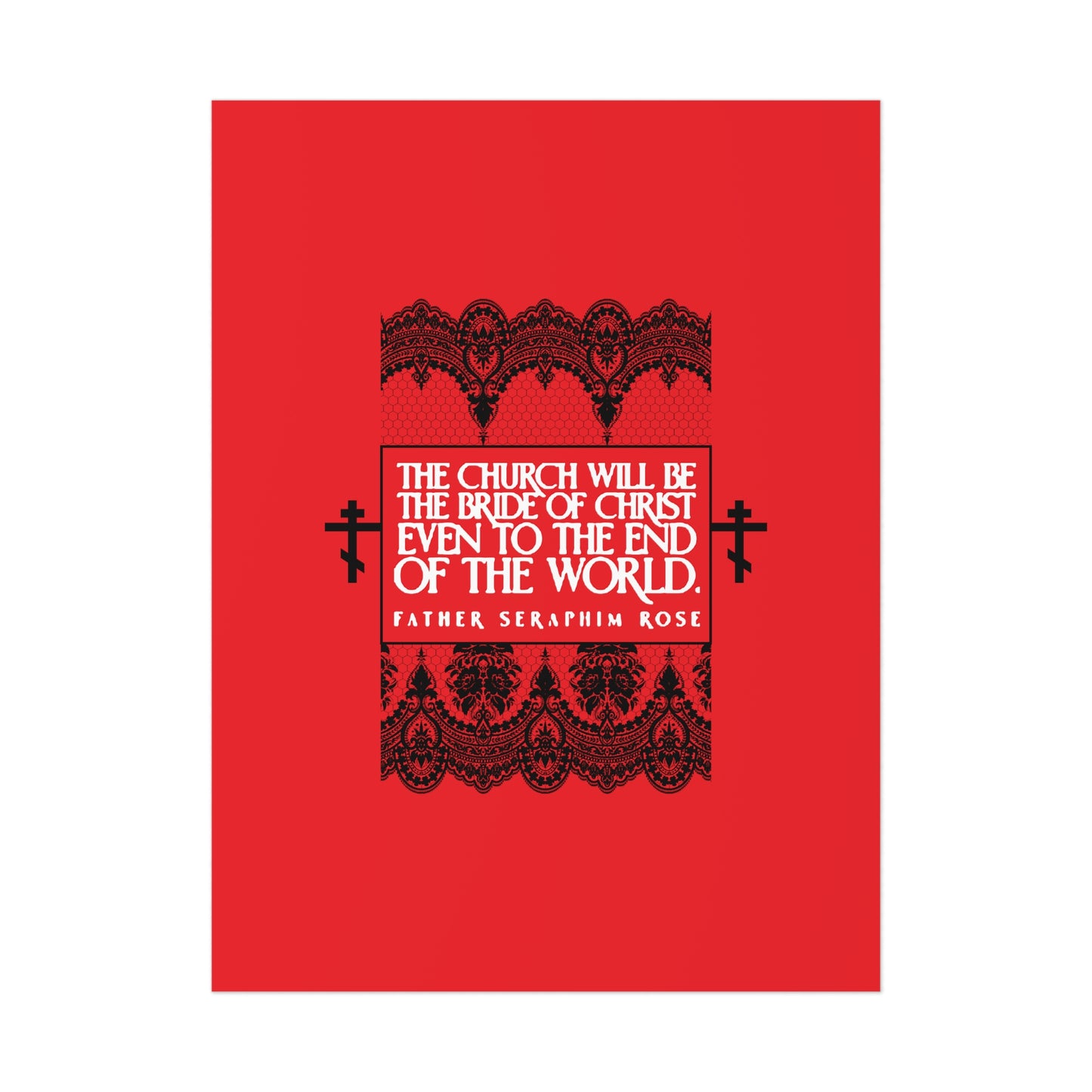 The Church Will Be the Bride of Christ No. 2 | Orthodox Christian Art Poster