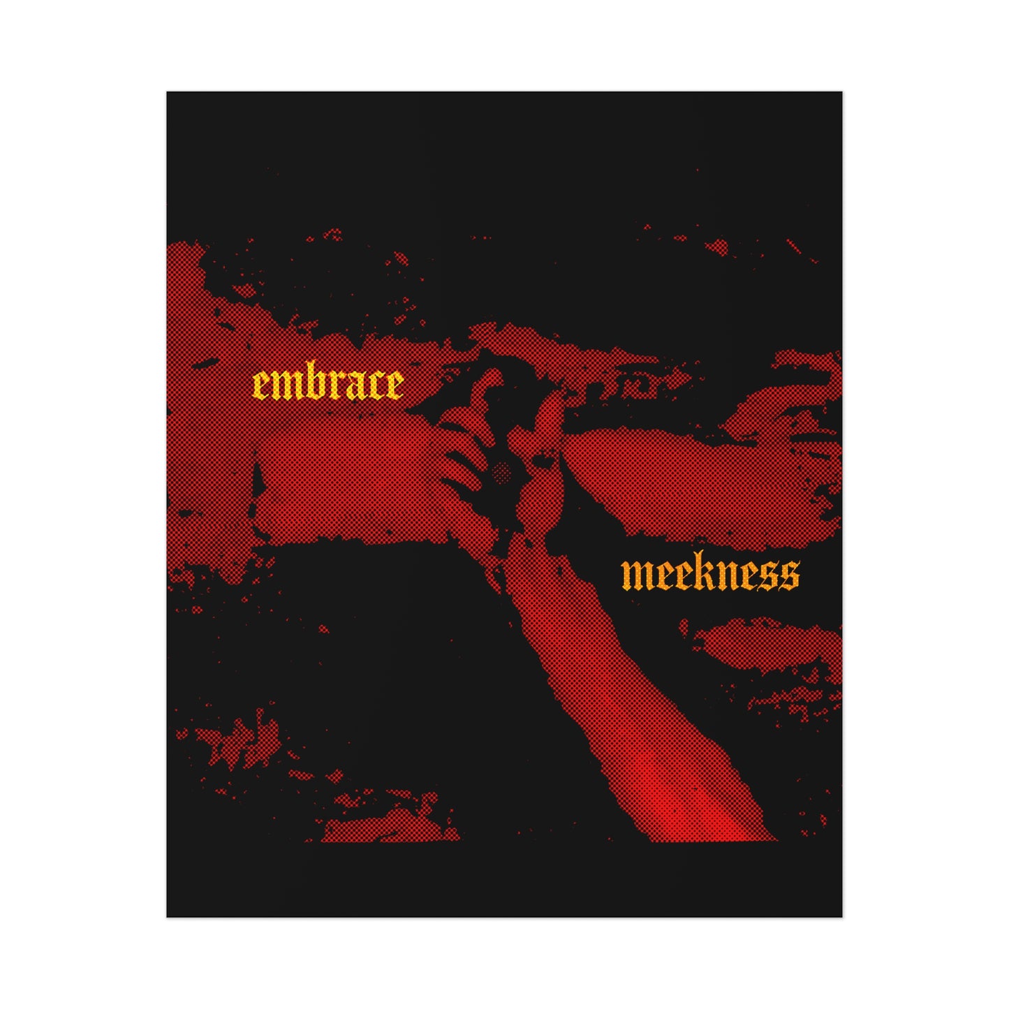 Embrace Meekness No. 1 | Orthodox Christian Art Poster