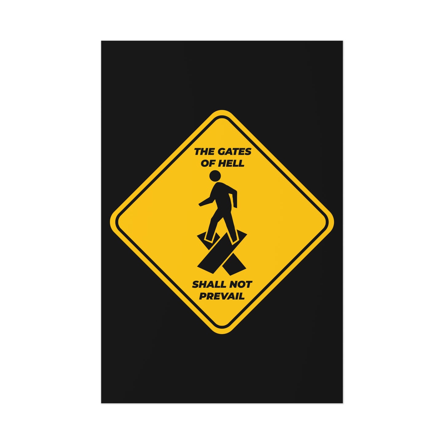 The Gates of Hell Shall Not Prevail No. 1 | Orthodox Christian Art Poster