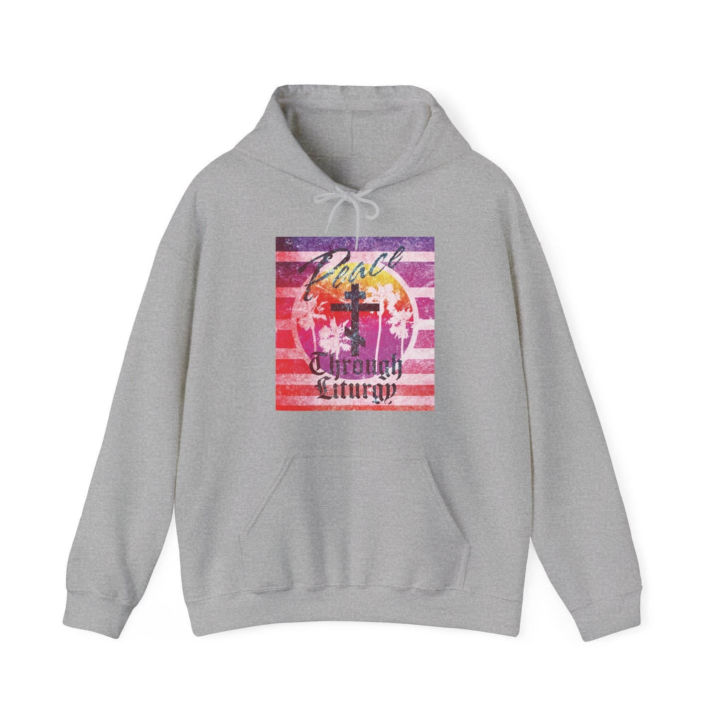 Peace Through Liturgy No. 1 | Orthodox Christian Hoodie / Hooded Sweatshirt