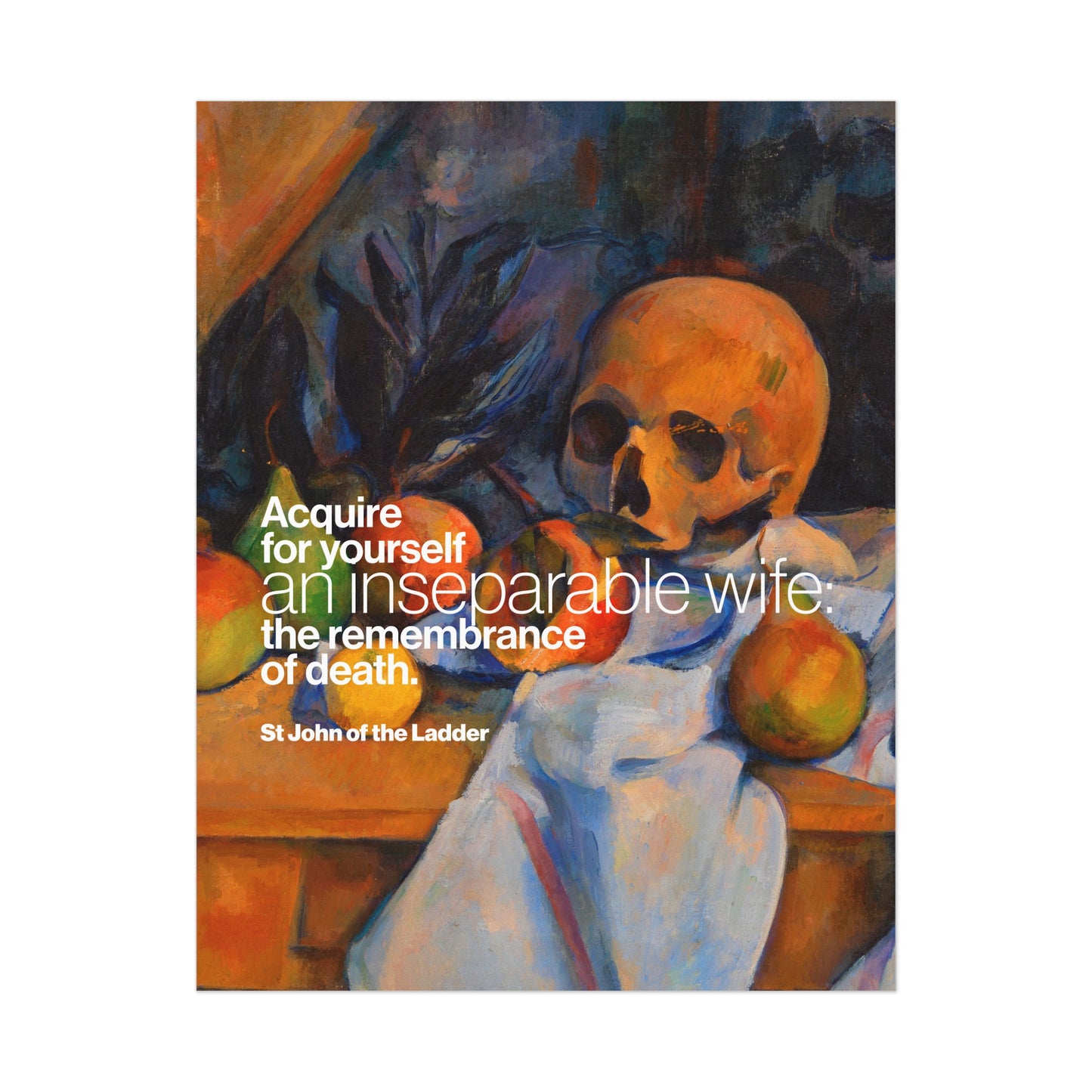 Acquire an Inseparable Wife (St John Climacus) No. 1 | Orthodox Christian Art Poster