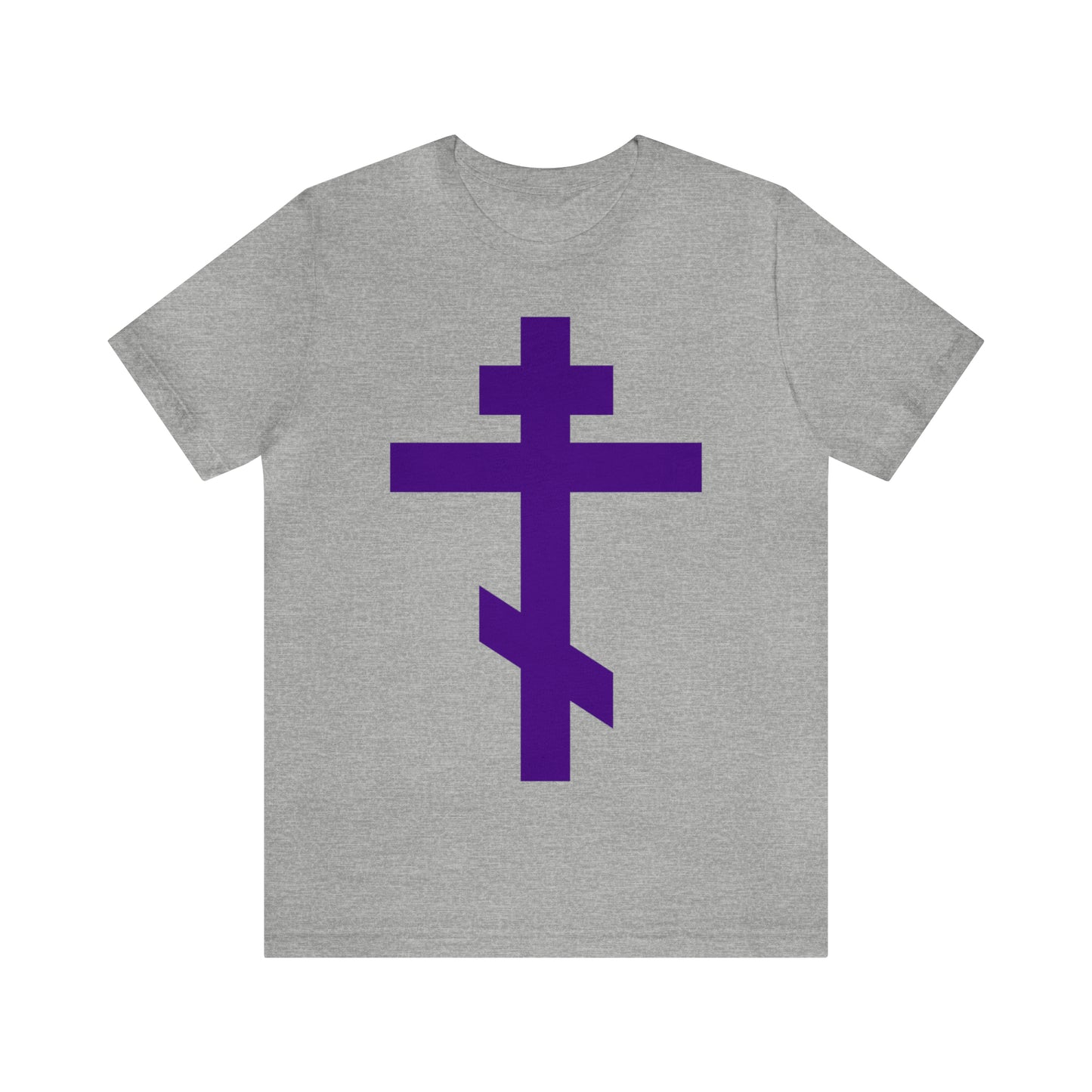 Simple Orthodox Cross (Purple) No. 1 | Orthodox Christian T-Shirt