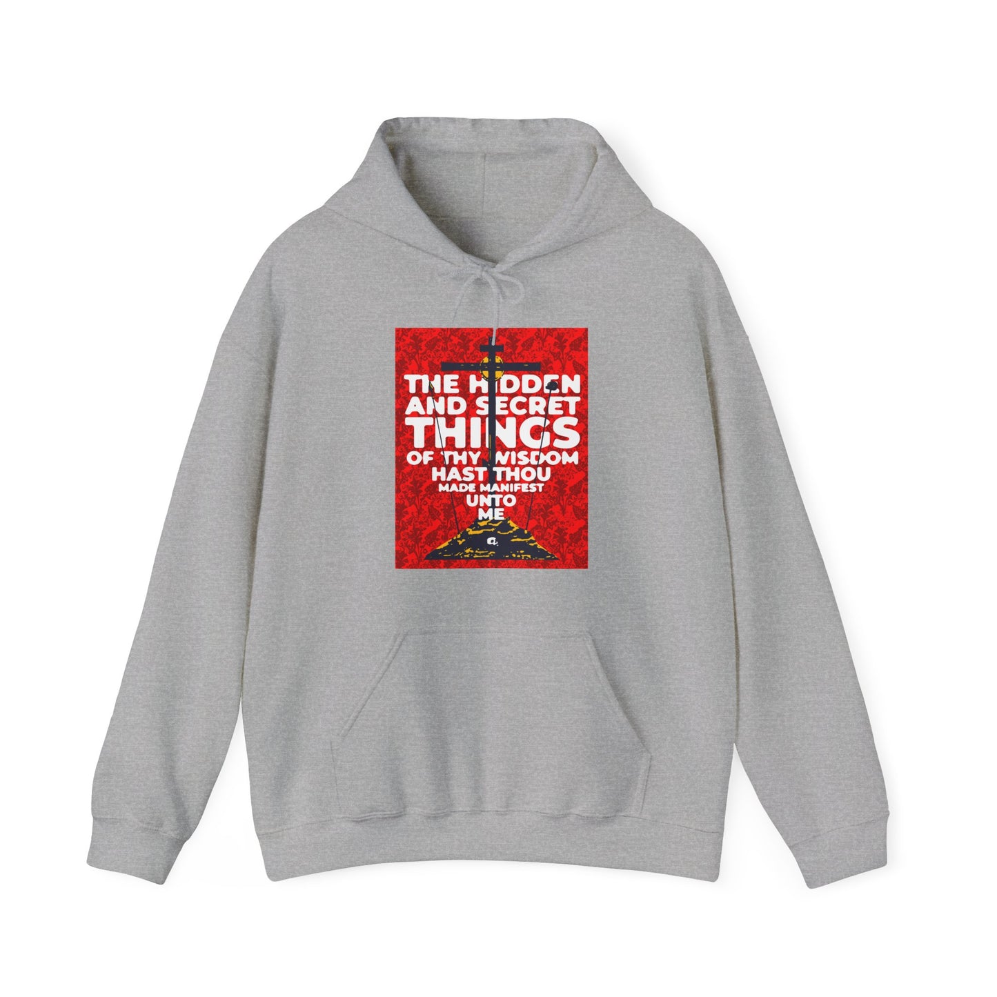 The Hidden and Secret Things of Thy Wisdom (Psalm 50/51) | Golgotha Cross | Skull of Adam | Orthodox Christian Hoodie