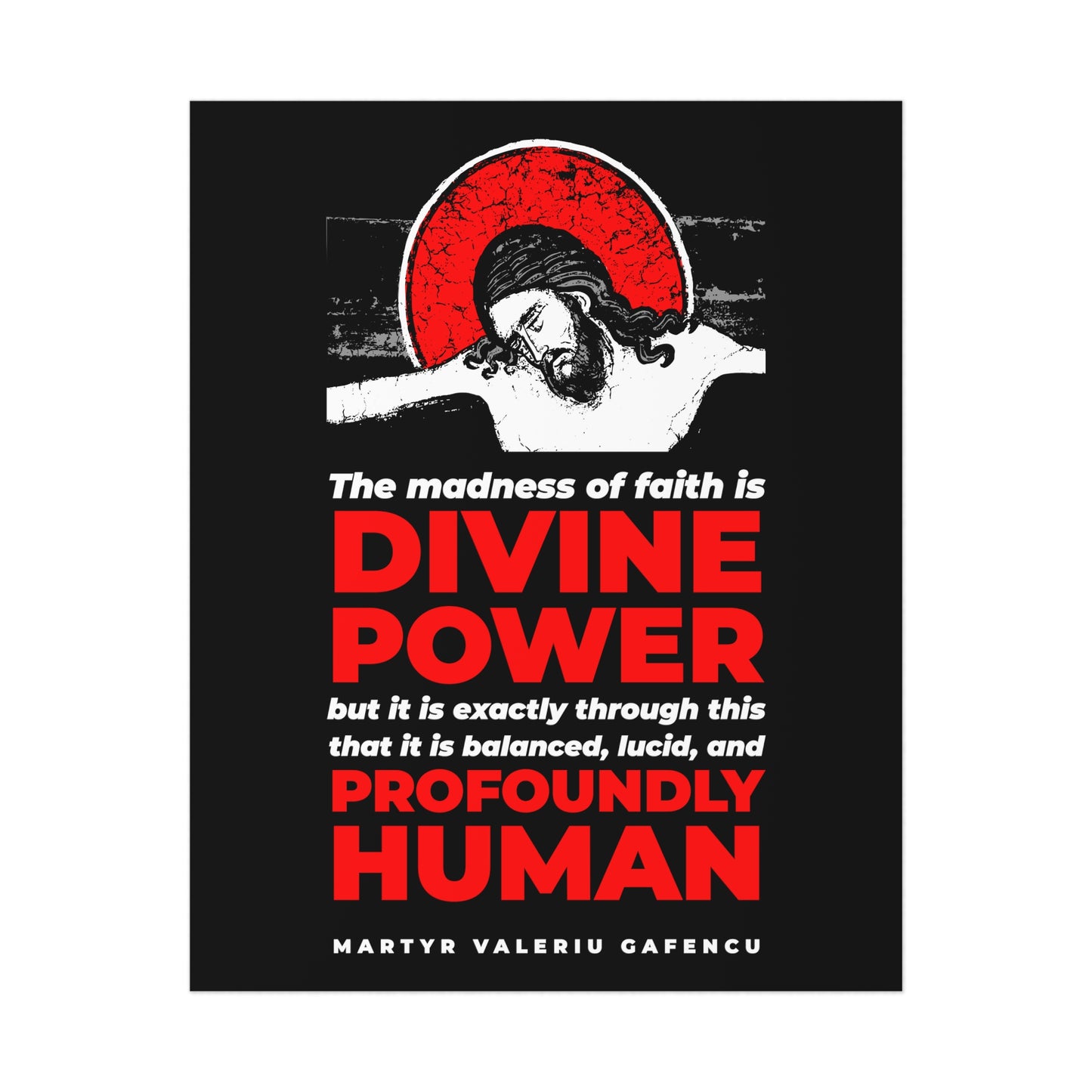 The Madness of Faith No. 1 |  Orthodox Christian Art Poster