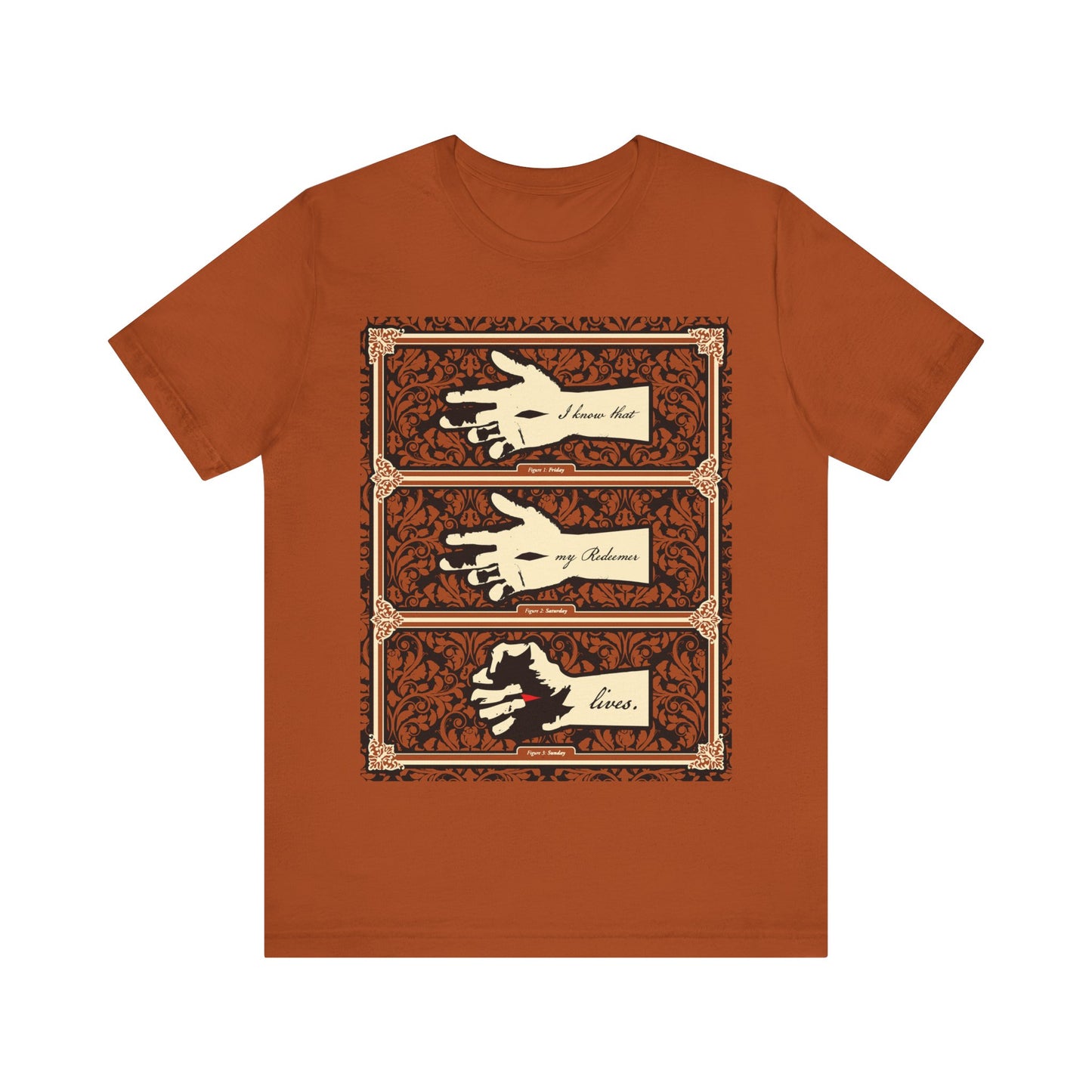 I Know That My Redeemer Lives (Job 19:25) No. 1 | Orthodox Christian T-Shirt