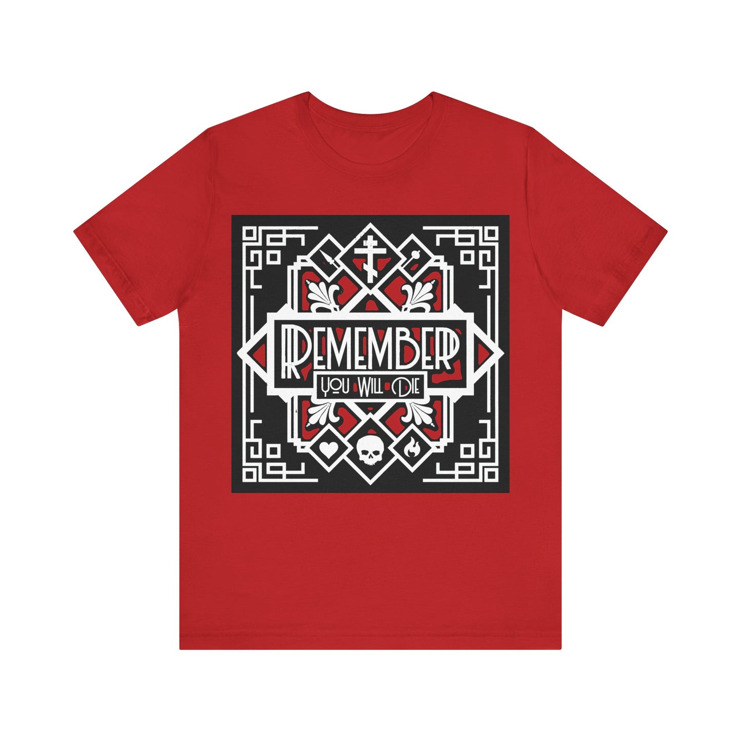 Remember You Will Die: Art Deco Design No.3 | Orthodox Christian T-Shirt