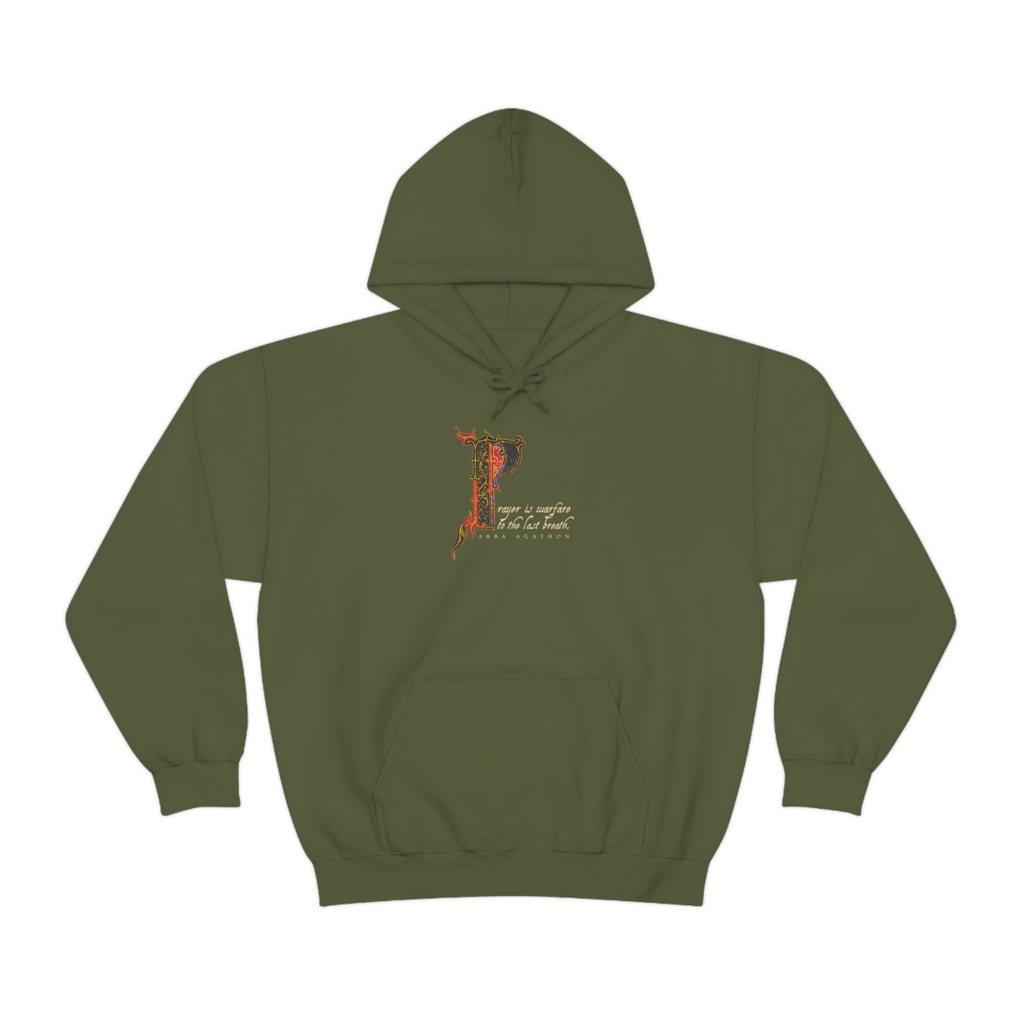 Prayer is Warfare to the Last Breath No. 1 | Orthodox Christian Hoodie / Hooded Sweatshirt