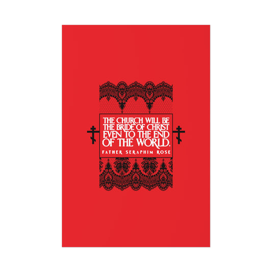 The Church Will Be the Bride of Christ No. 2 | Orthodox Christian Art Poster