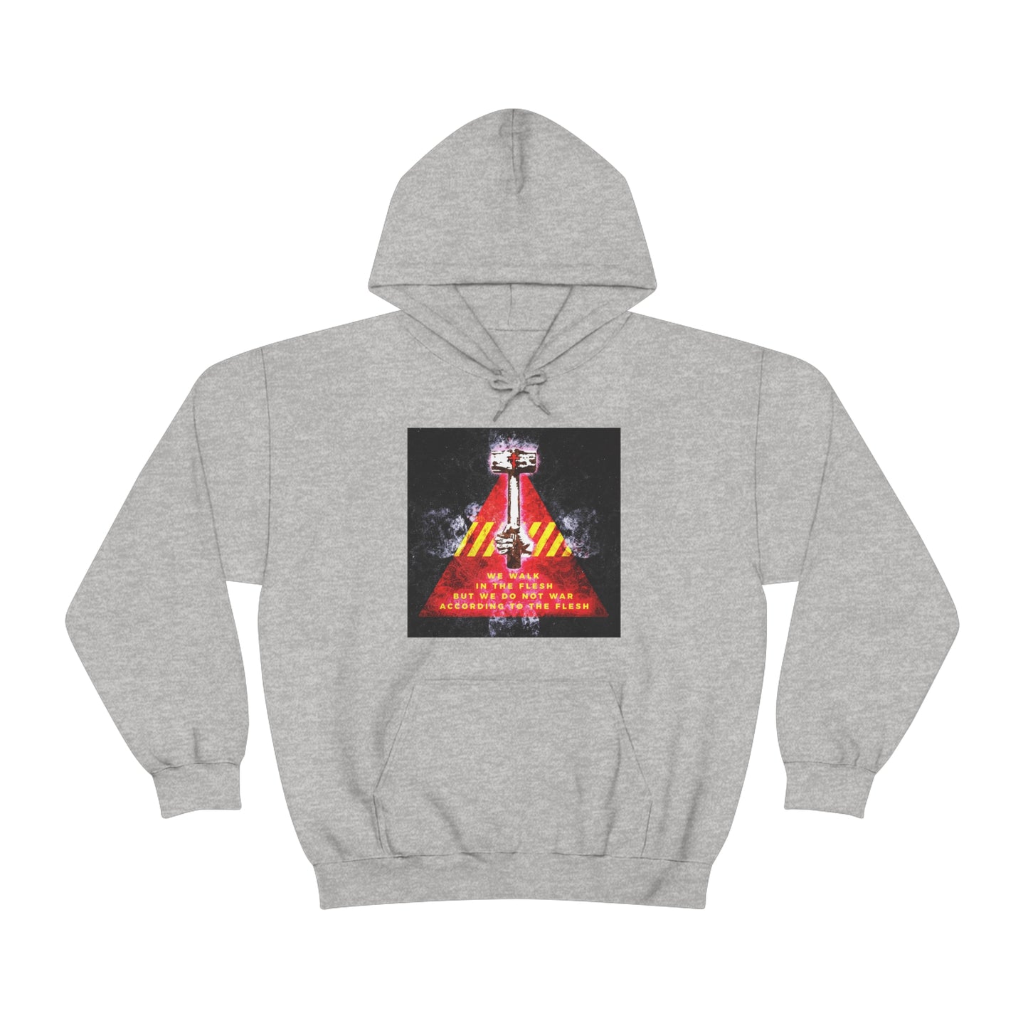 We Do Not War According to the Flesh No. 2 | Orthodox Christian Hoodie / Hooded Sweatshirt