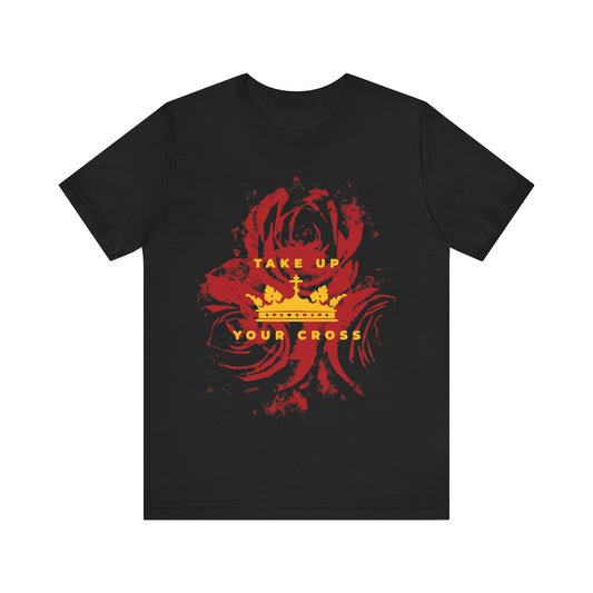 Take Up Your Cross No. 1 (Matthew 16:24-26) | Orthodox Christian T-Shirt