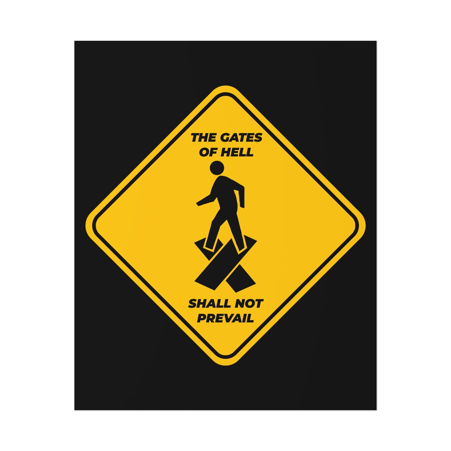 The Gates of Hell Shall Not Prevail No. 1 | Orthodox Christian Art Poster