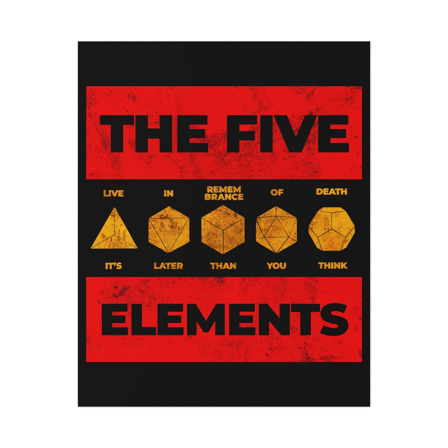 The Five Elements No. 1 |  Orthodox Christian Art Poster