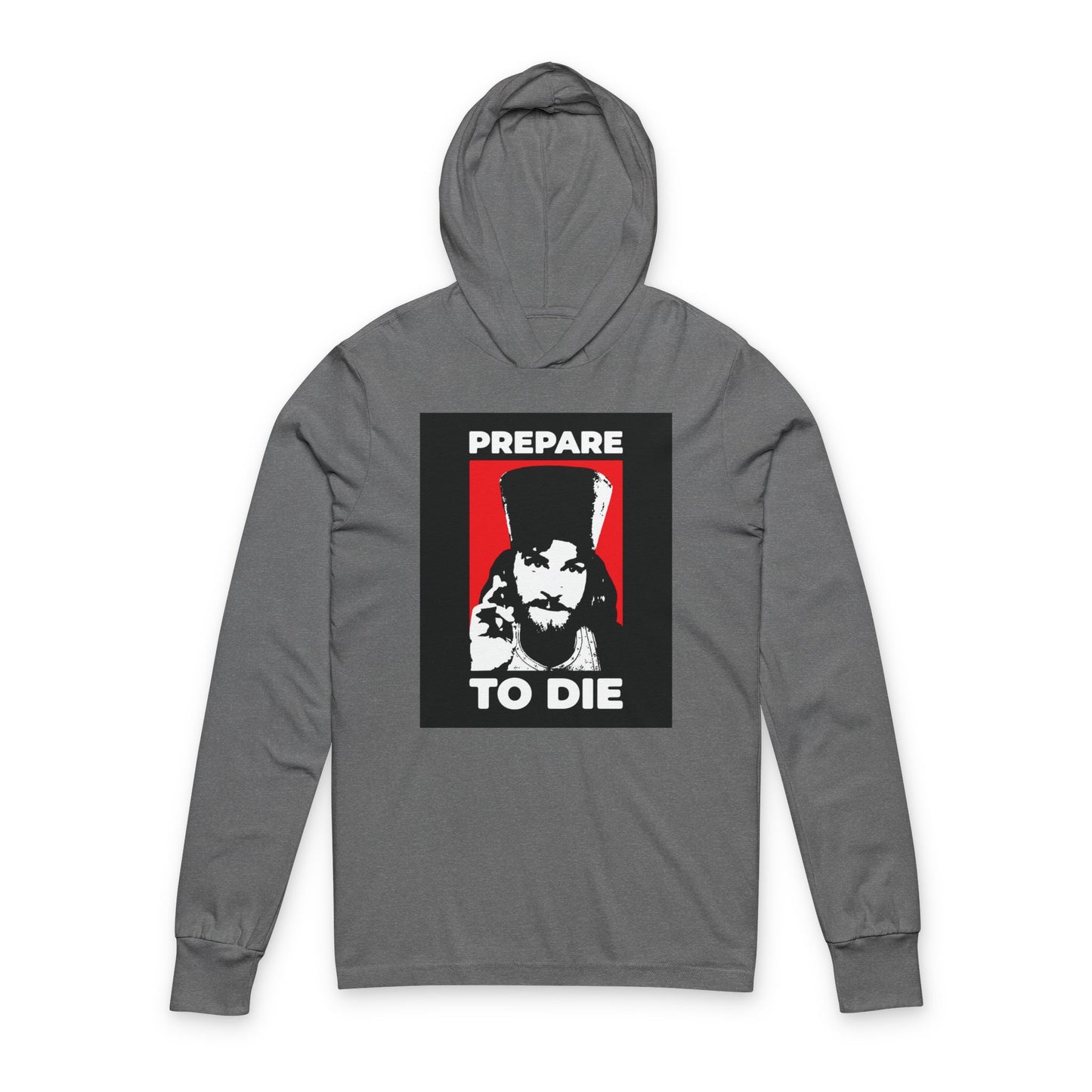 Prepare to Die | Remember You Will Die | Inigo Montoya as Orthodox Priest Giving a Blessing | Princess Bride | Orthodox Long Sleeve Hooded Shirt