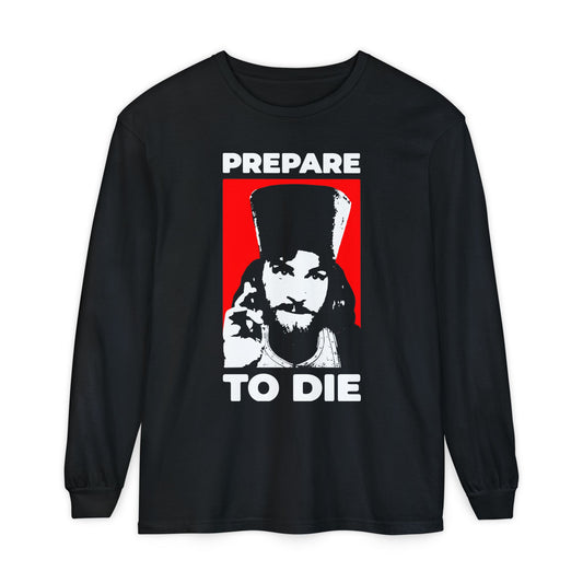 Prepare to Die | Remember You Will Die | Inigo Montoya as Orthodox Priest Giving a Blessing | Orthodox Christian Long Sleeve Shirt