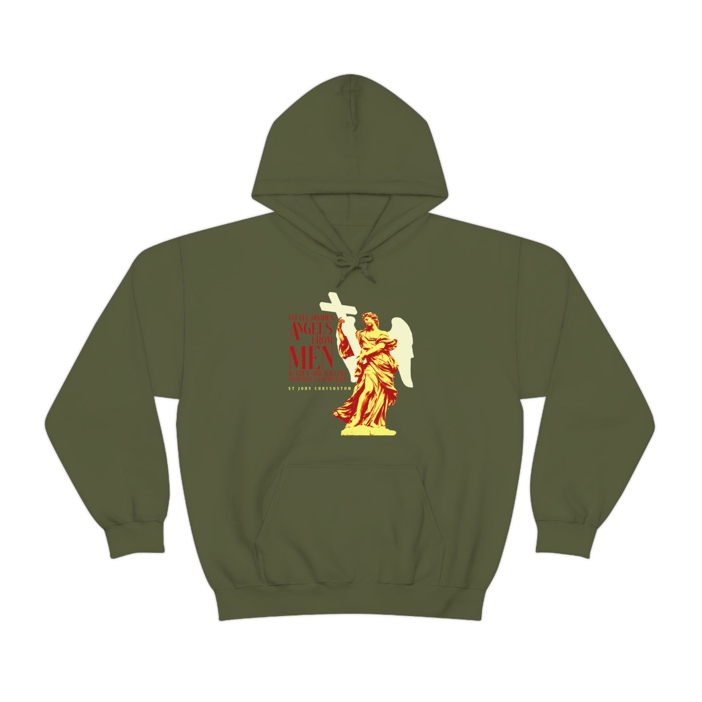 Little Divides Angels from Men No. 1 | Orthodox Christian Hoodie / Hooded Sweatshirt