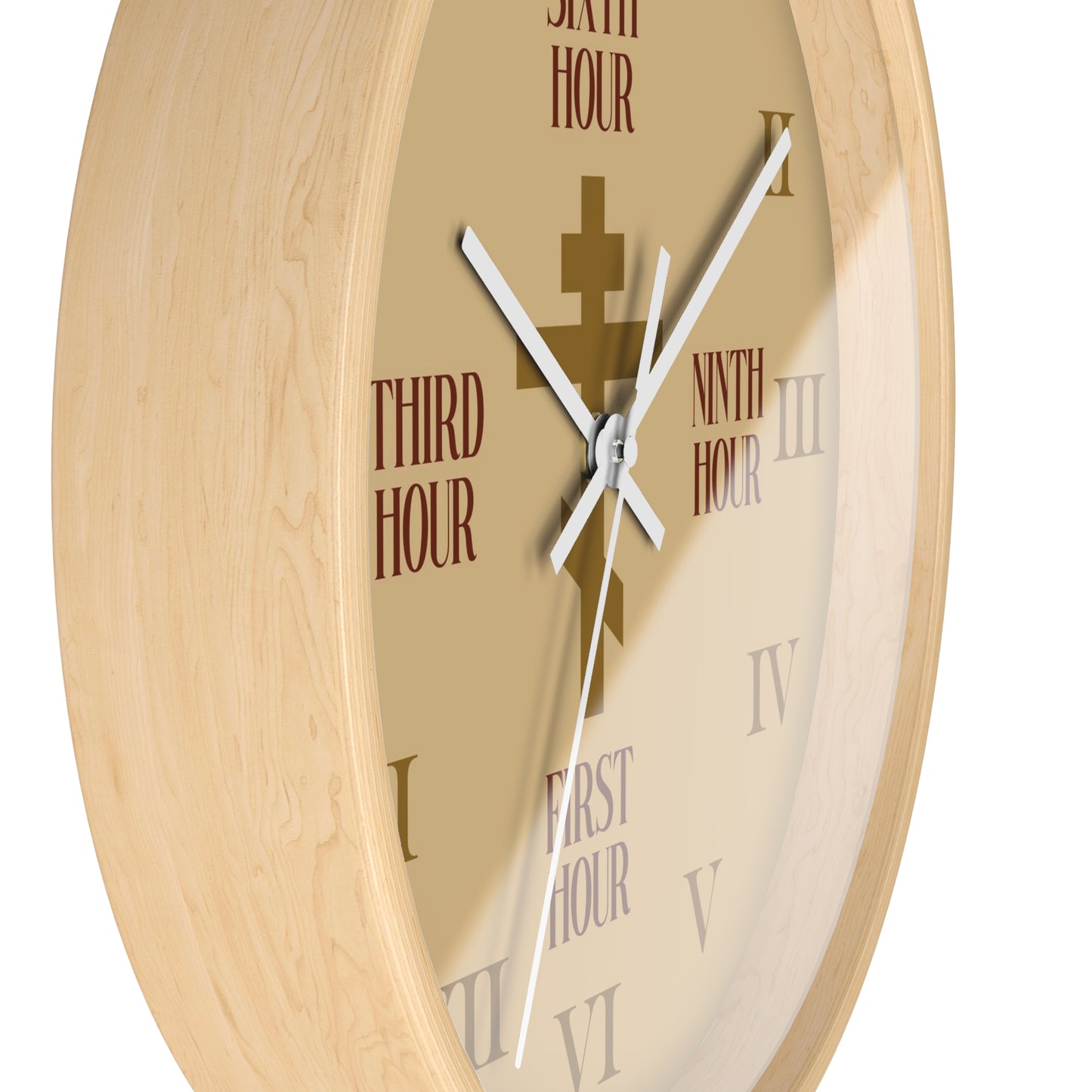 Liturgical Hours Wall Clock No. 2